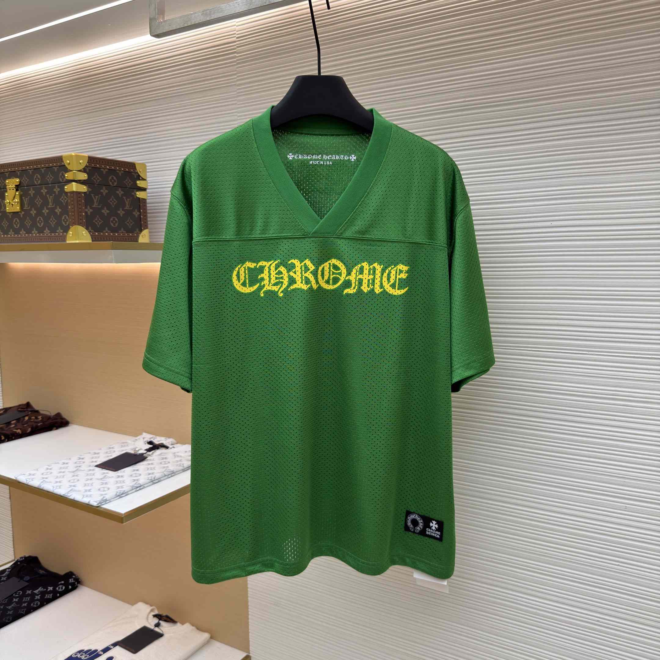 Chrome Hearts Mesh Stadium Football Jersey  - DesignerGu