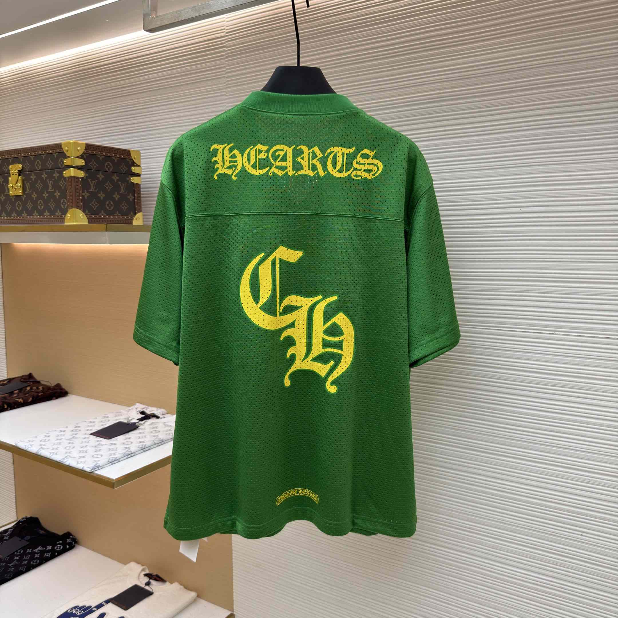 Chrome Hearts Mesh Stadium Football Jersey  - DesignerGu