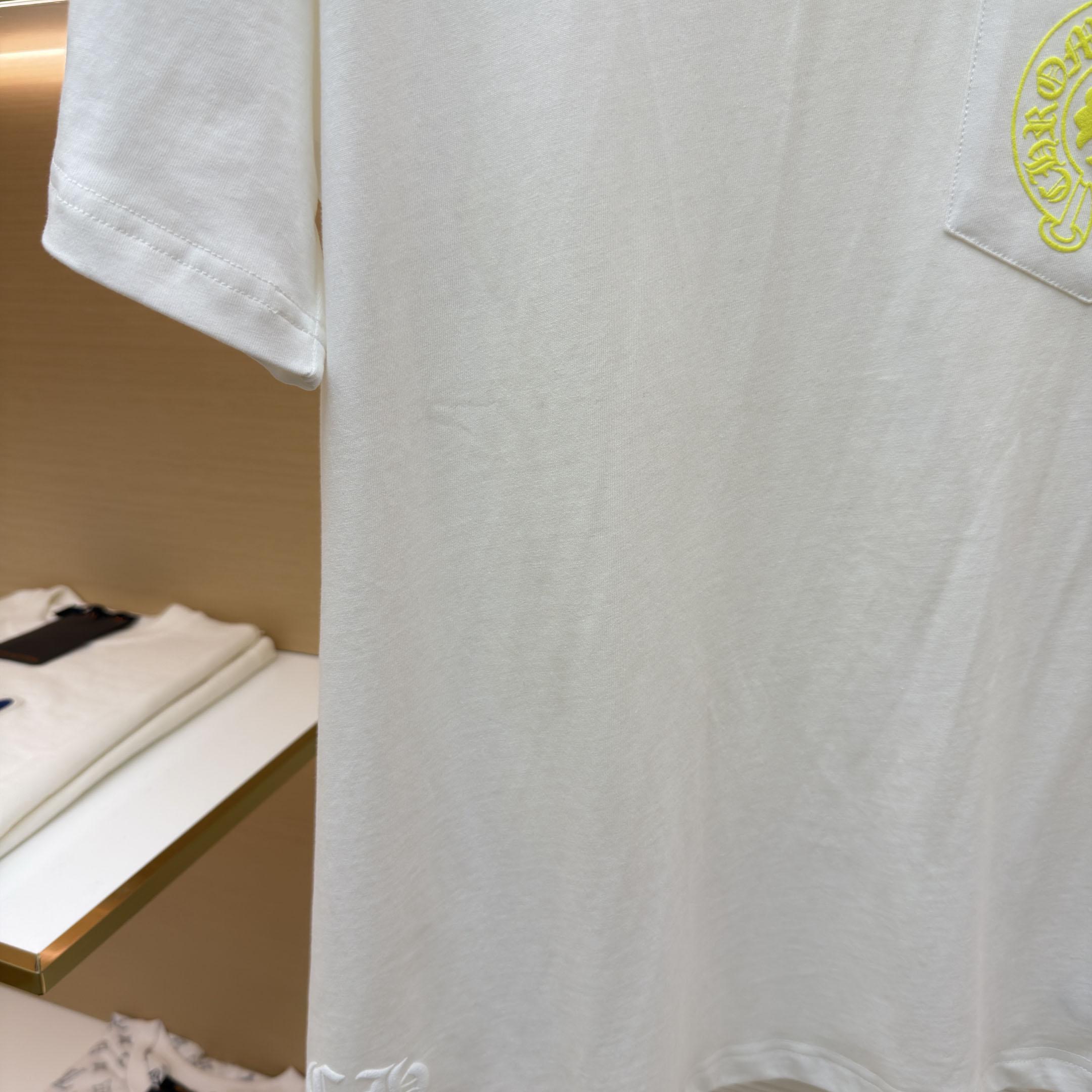 Chrome Hearts LA Exclusive Yellow Script Tee - DesignerGu