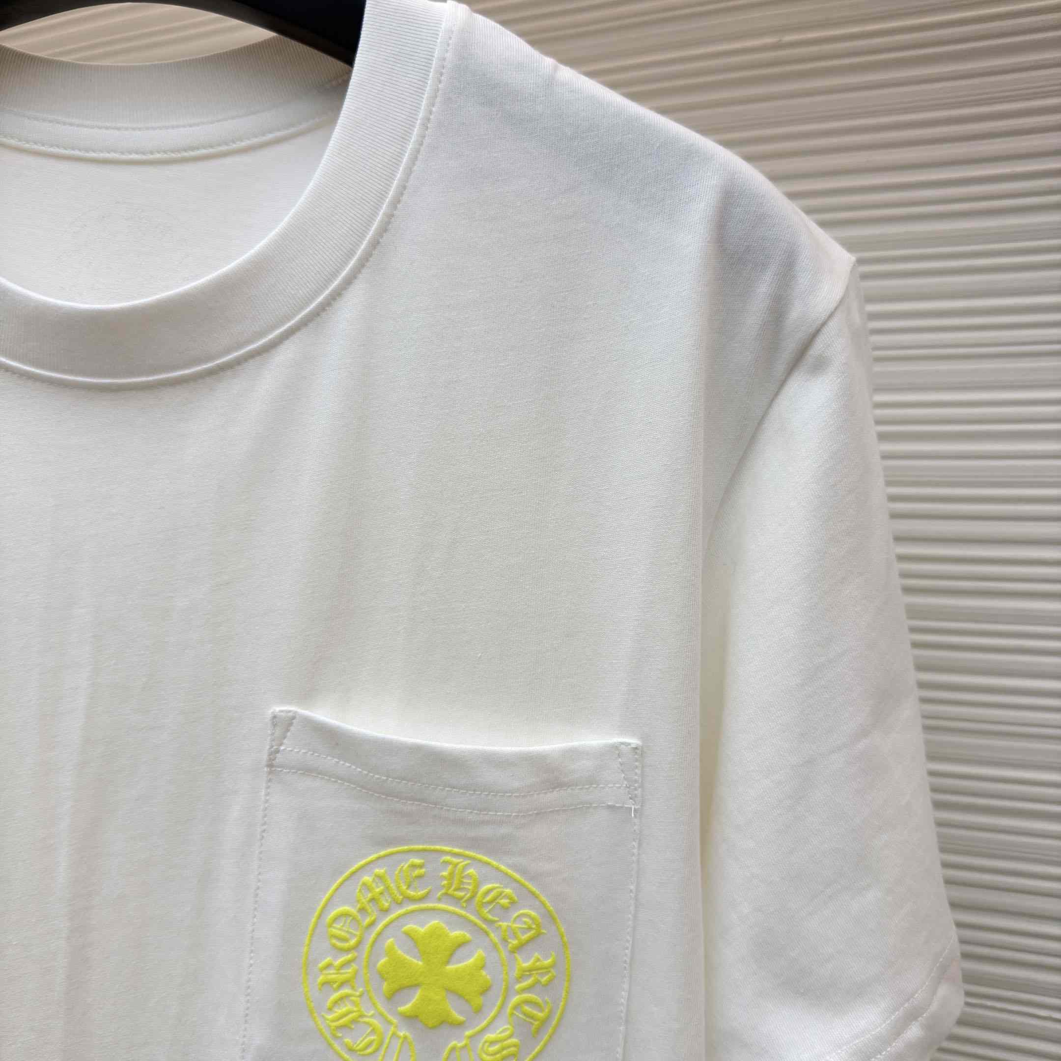 Chrome Hearts LA Exclusive Yellow Script Tee - DesignerGu