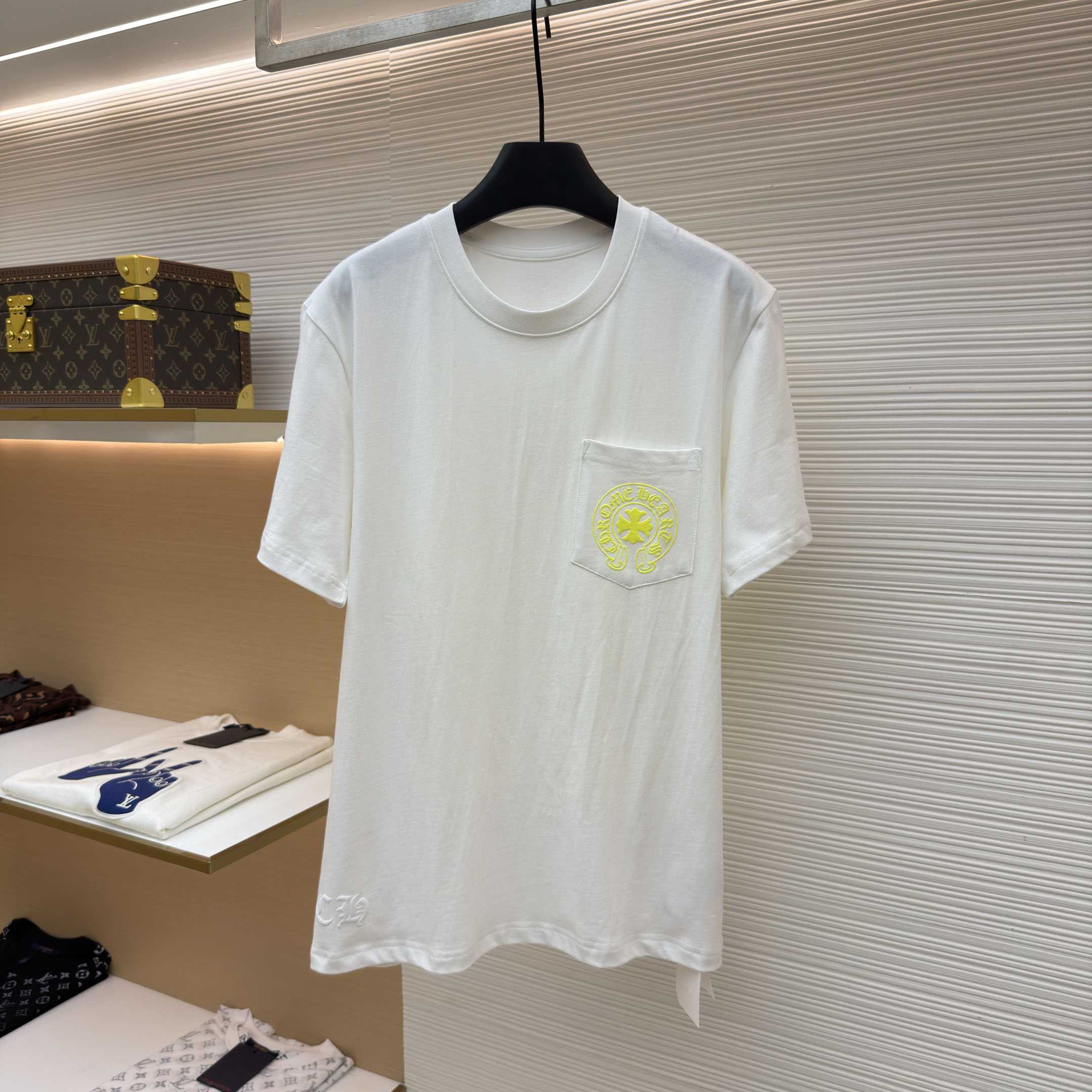Chrome Hearts LA Exclusive Yellow Script Tee - DesignerGu