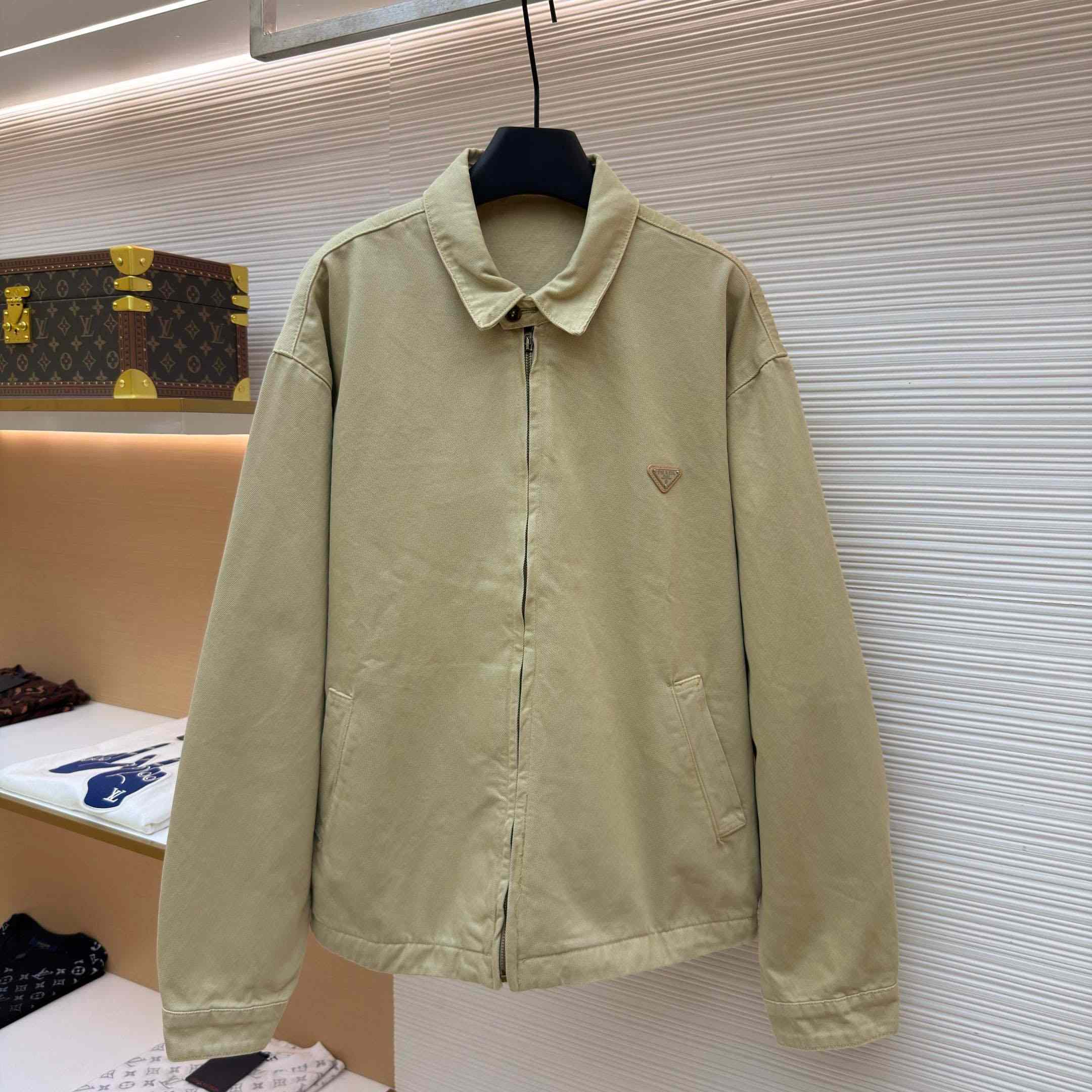 Prada Old Denim Blouson Jacket - DesignerGu