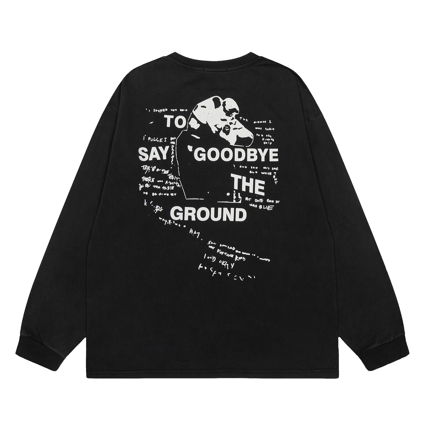 Enfants Riches Déprimés Say Goodbye Long Sleeve T-Shirt - DesignerGu