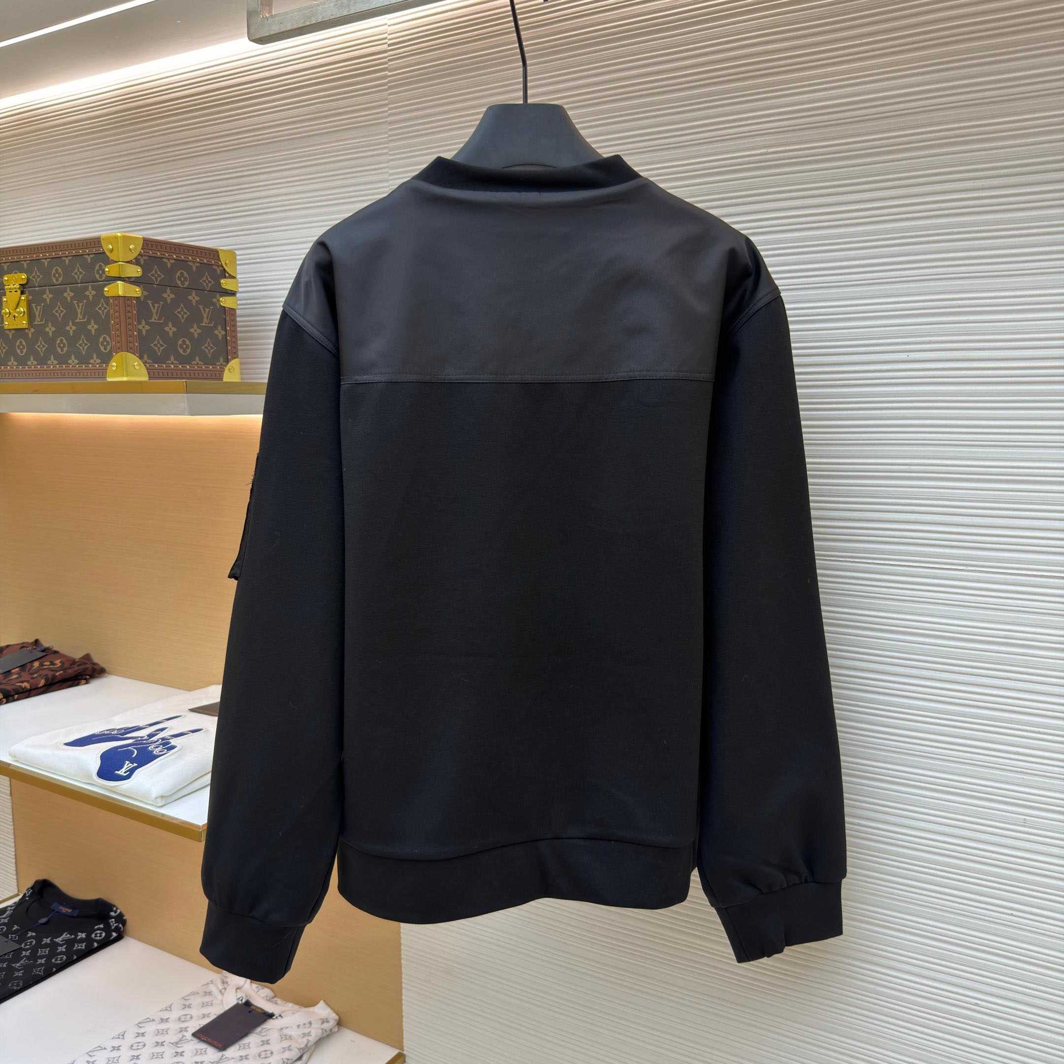 Prada Cotton Fleece And Re-Nylon Sweatshirt - DesignerGu