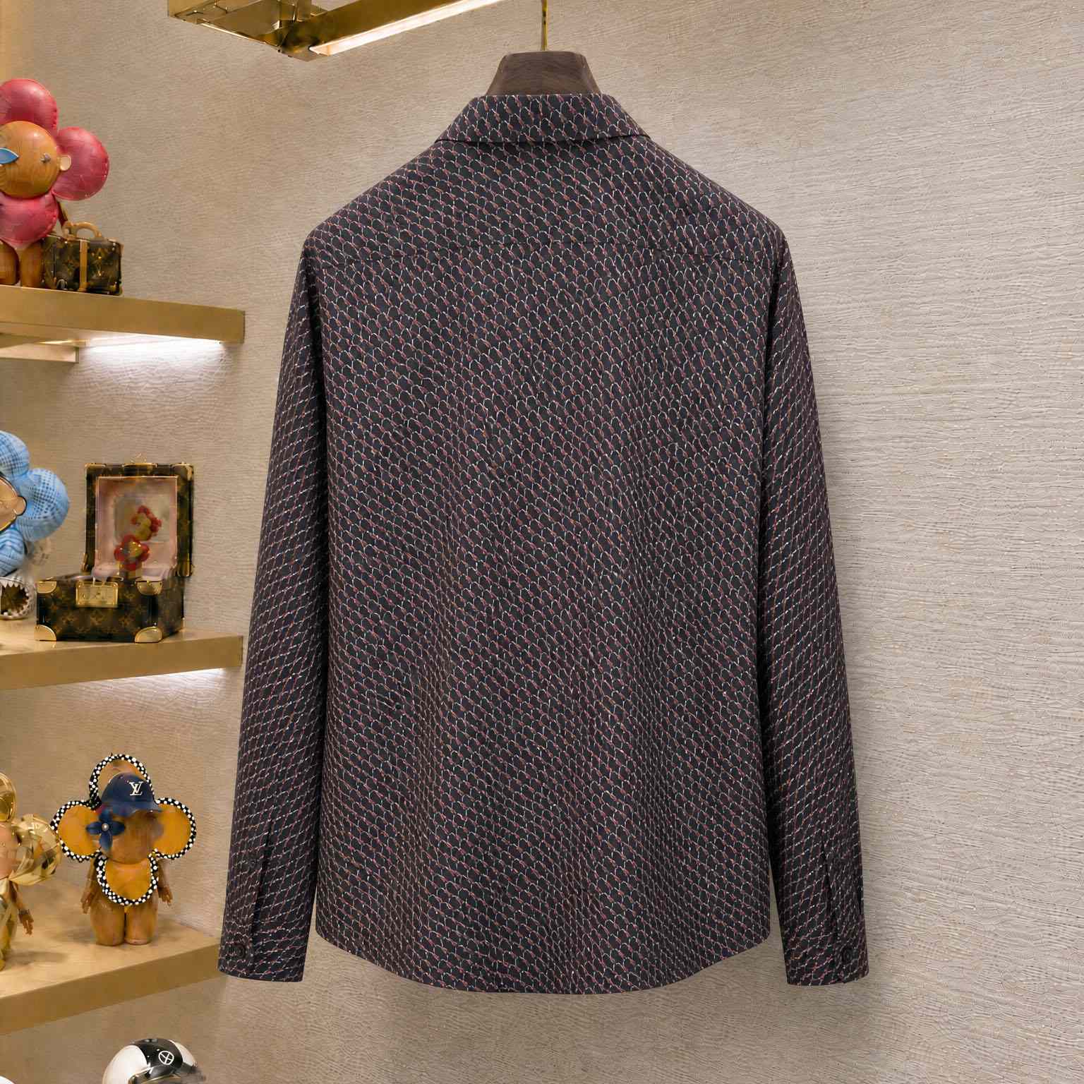 Saint Laurent Cassandre Printed Silk Shirt - DesignerGu