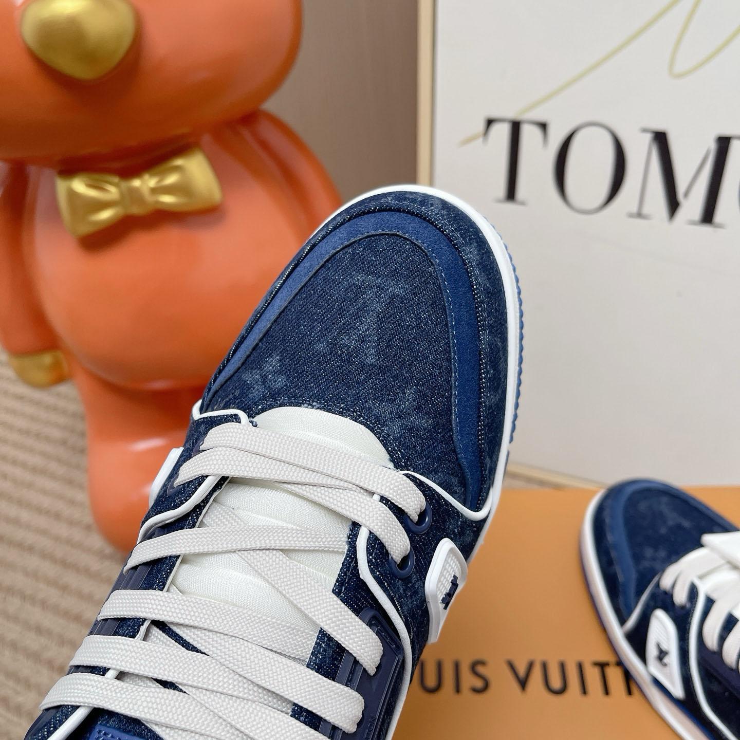 Louis Vuitton LV Trainer Sneaker 1AKQGK（upon uk size） - DesignerGu