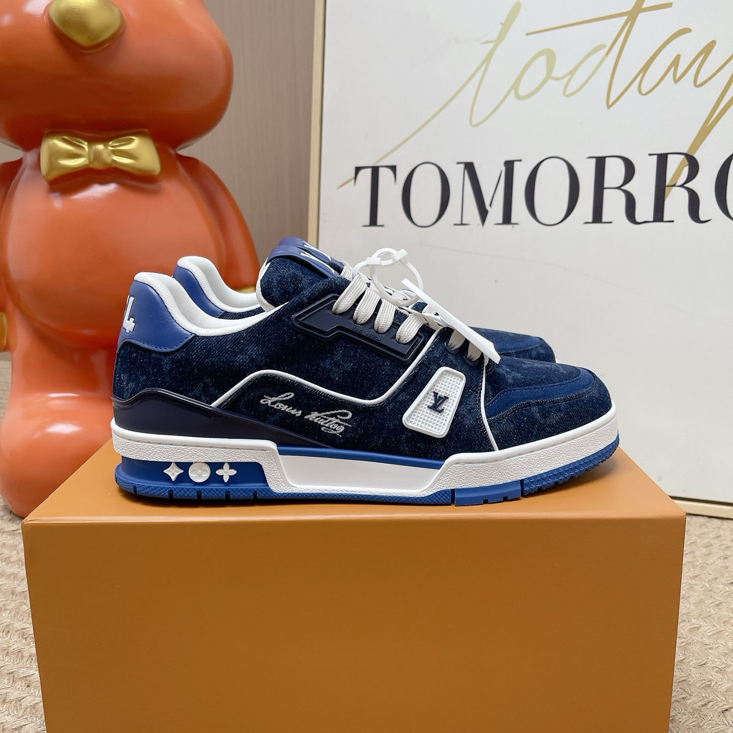Louis Vuitton LV Trainer Sneaker 1AKQGK（upon uk size） - DesignerGu