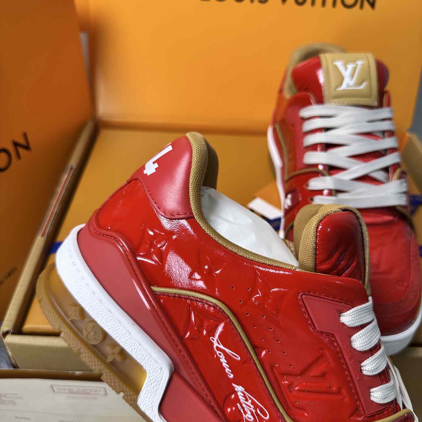 Louis Vuitton LV Trainer Sneaker 1AKP8F（upon uk size） - DesignerGu