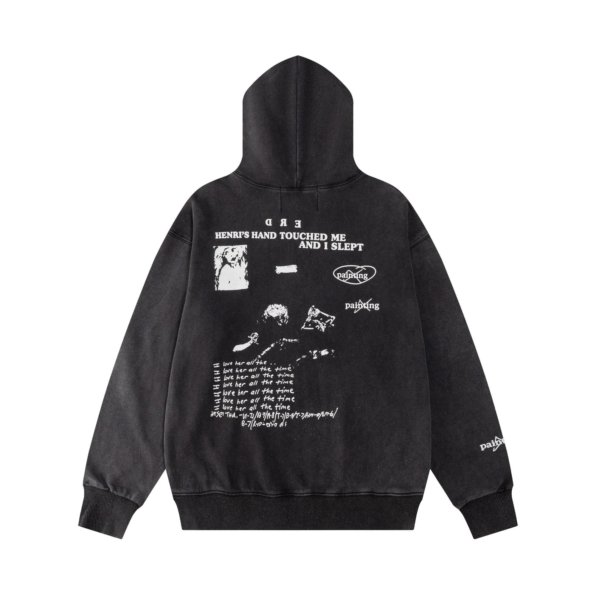 Enfants Riches Déprimés Graphic-Print Boxy-Fit Hoodie - DesignerGu