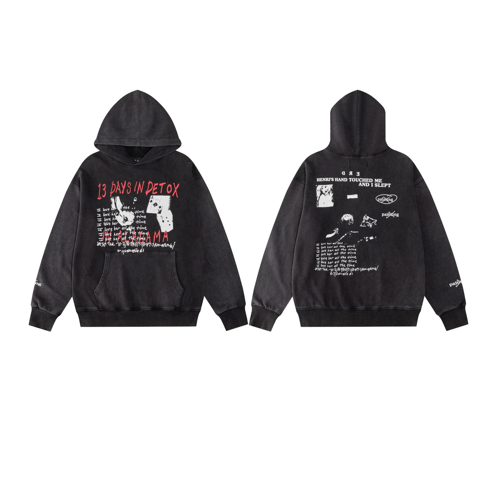 Enfants Riches Déprimés Graphic-Print Boxy-Fit Hoodie - DesignerGu