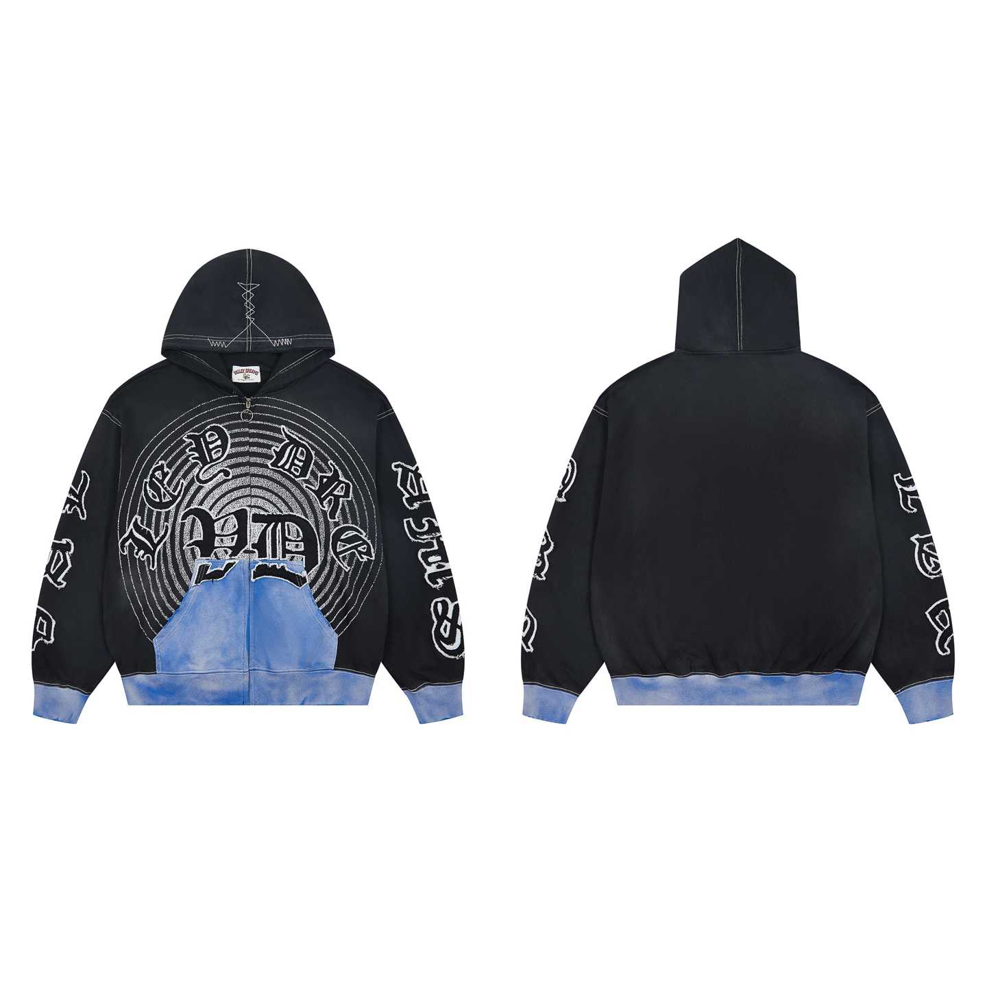 Vale Forever Hypnotiq Zip-Up Hoodie - DesignerGu