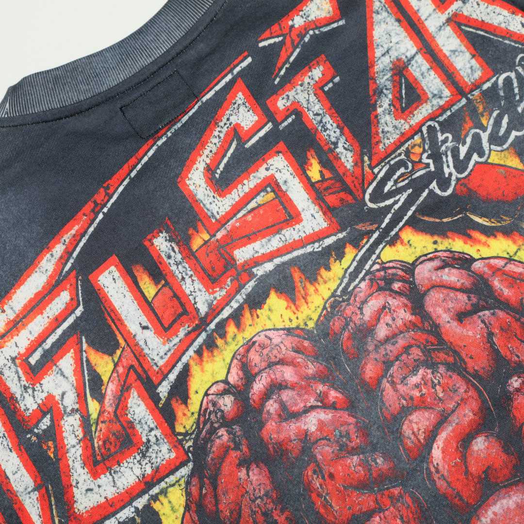 Hellstar Brain Graphic Longsleeve Grey - DesignerGu