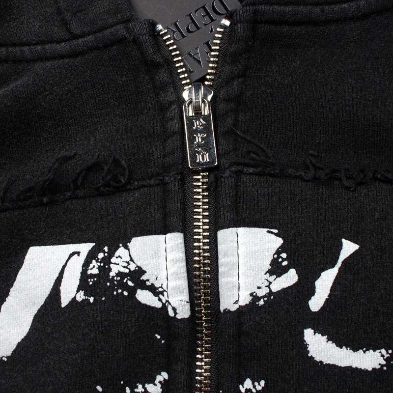 Enfants Riches Déprimés Asphyxiation Assemblage Zip Hoodie - DesignerGu