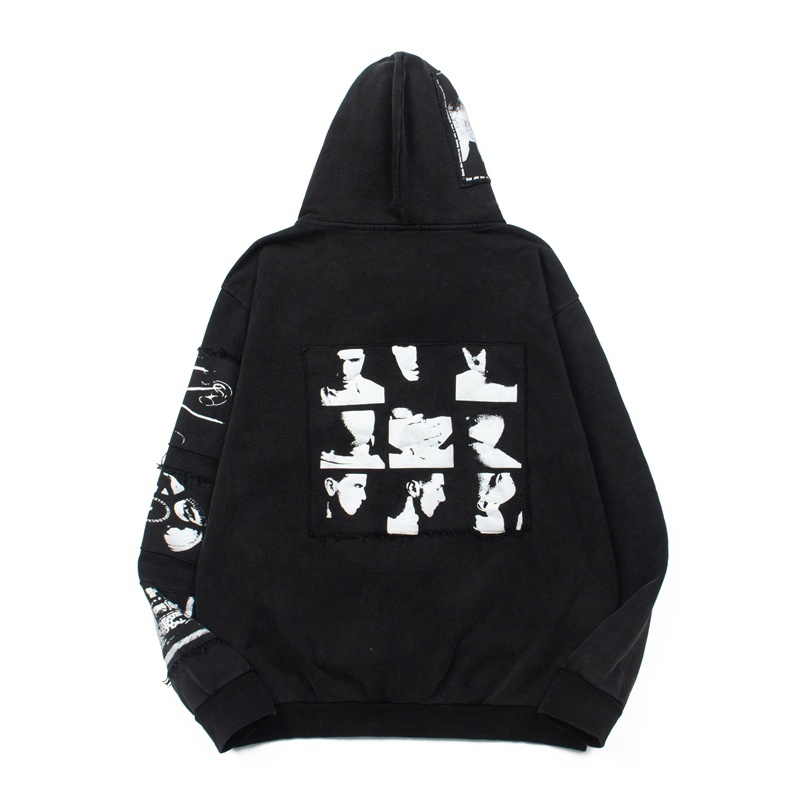 Enfants Riches Déprimés Asphyxiation Assemblage Zip Hoodie - DesignerGu