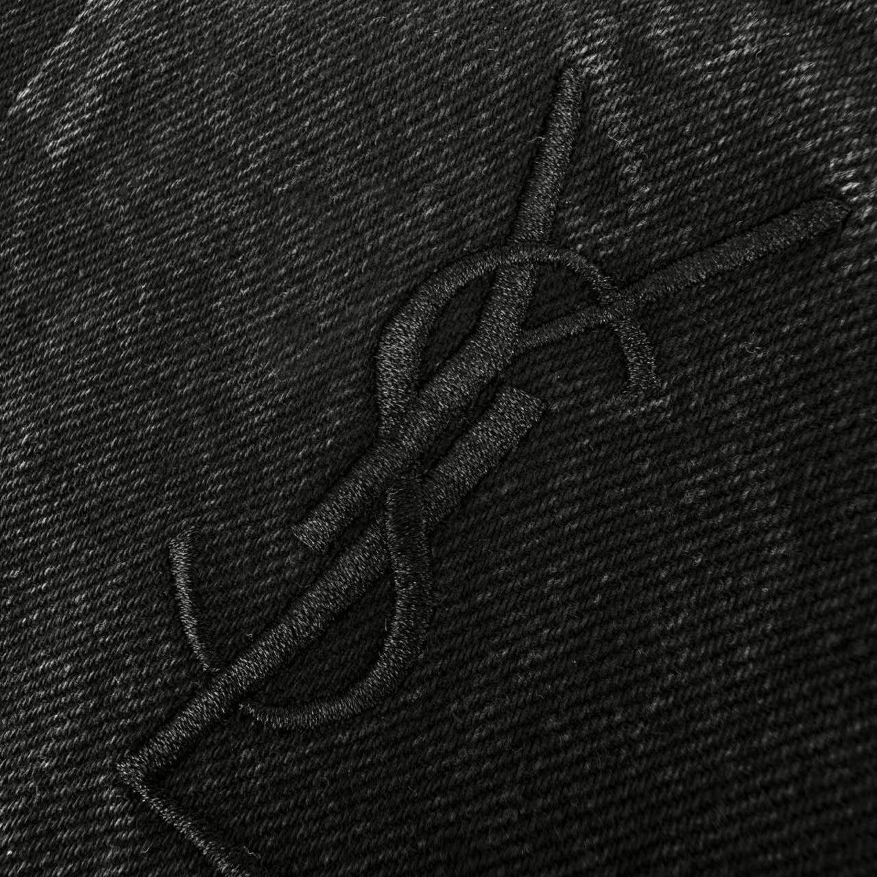 Saint Laurent Cassandre Overshirt In Cotton Linen Garbardine - DesignerGu