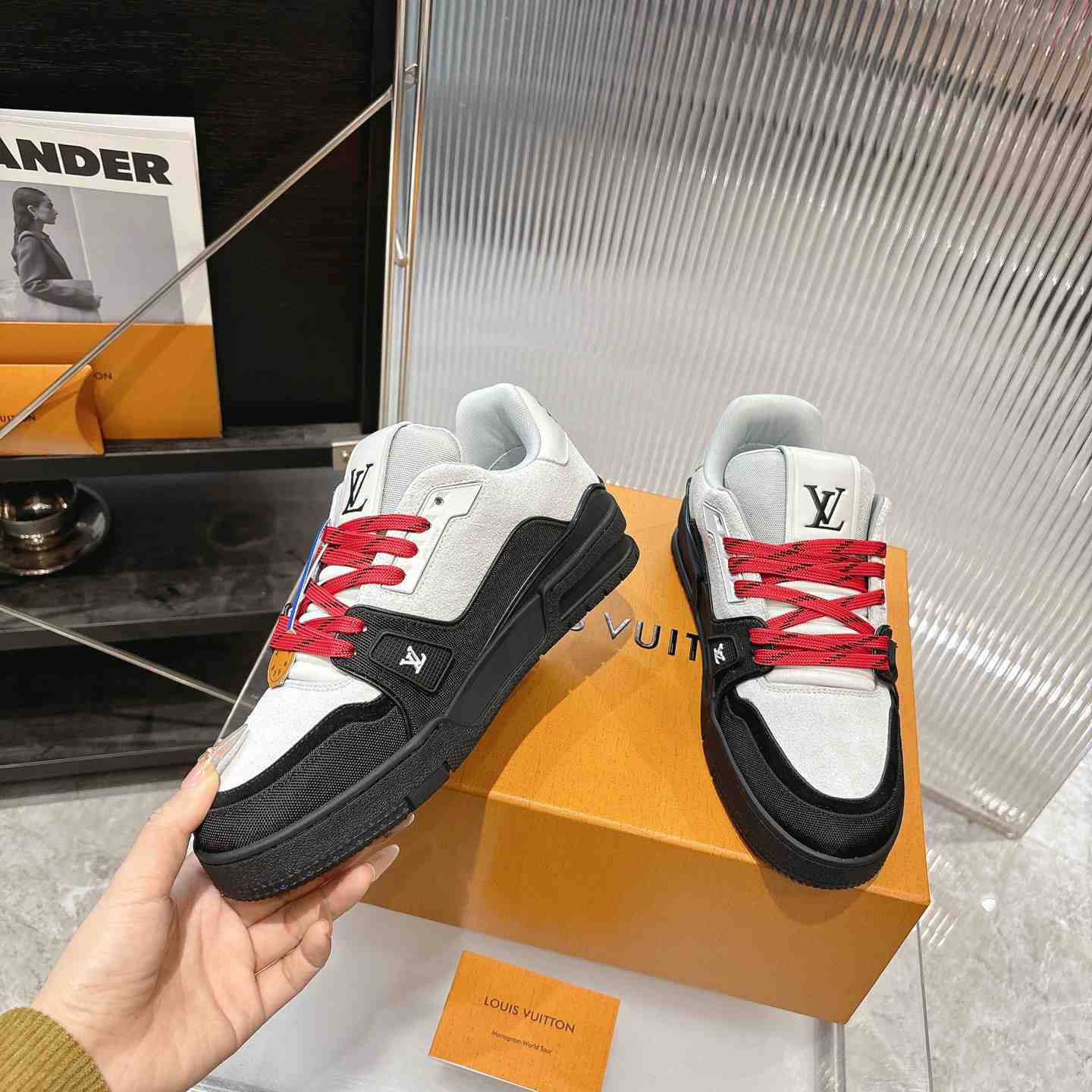 Louis Vuitton LV Trainer Sneaker 1AJ426（upon uk size） - DesignerGu