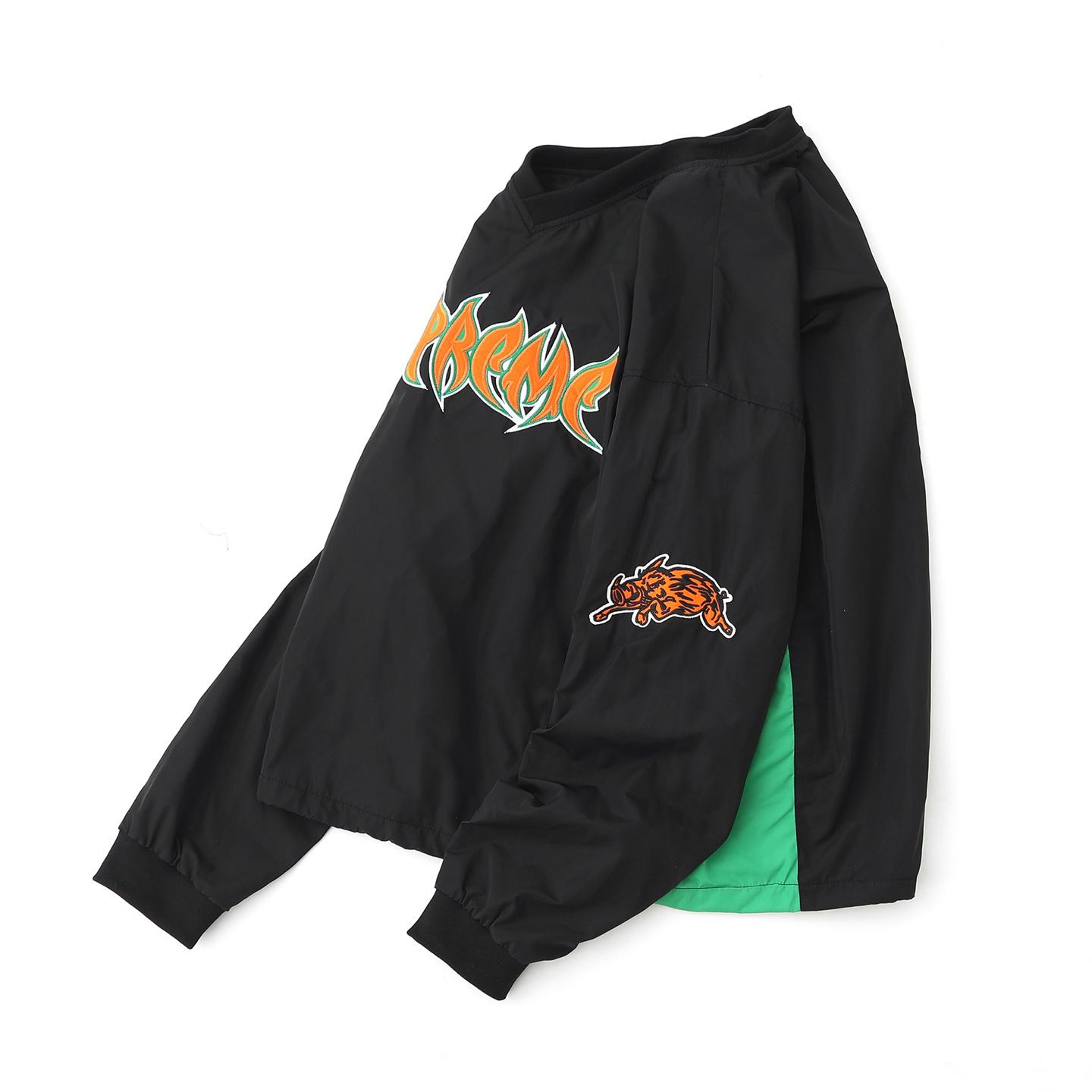 Supreme Warthog Warm Up Pullover 'Black' - DesignerGu