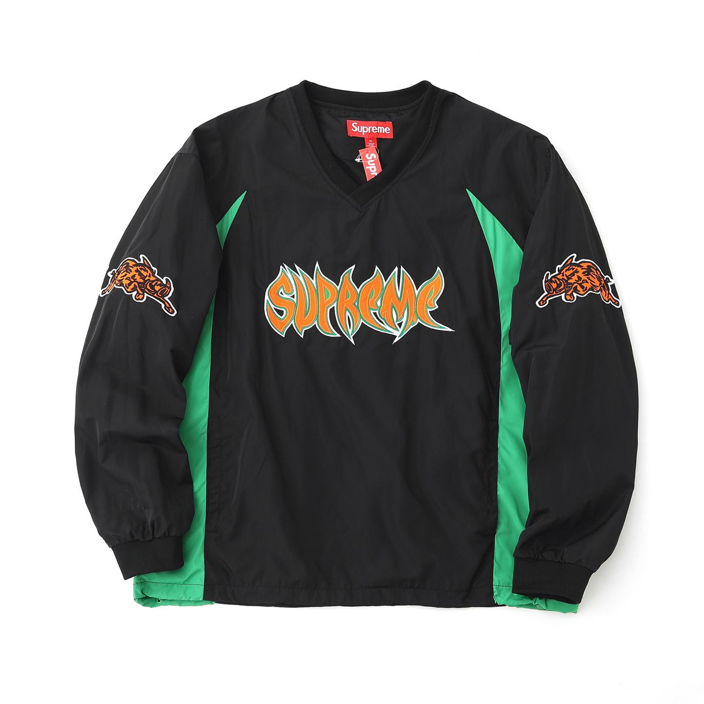 Supreme Warthog Warm Up Pullover 'Black' - DesignerGu