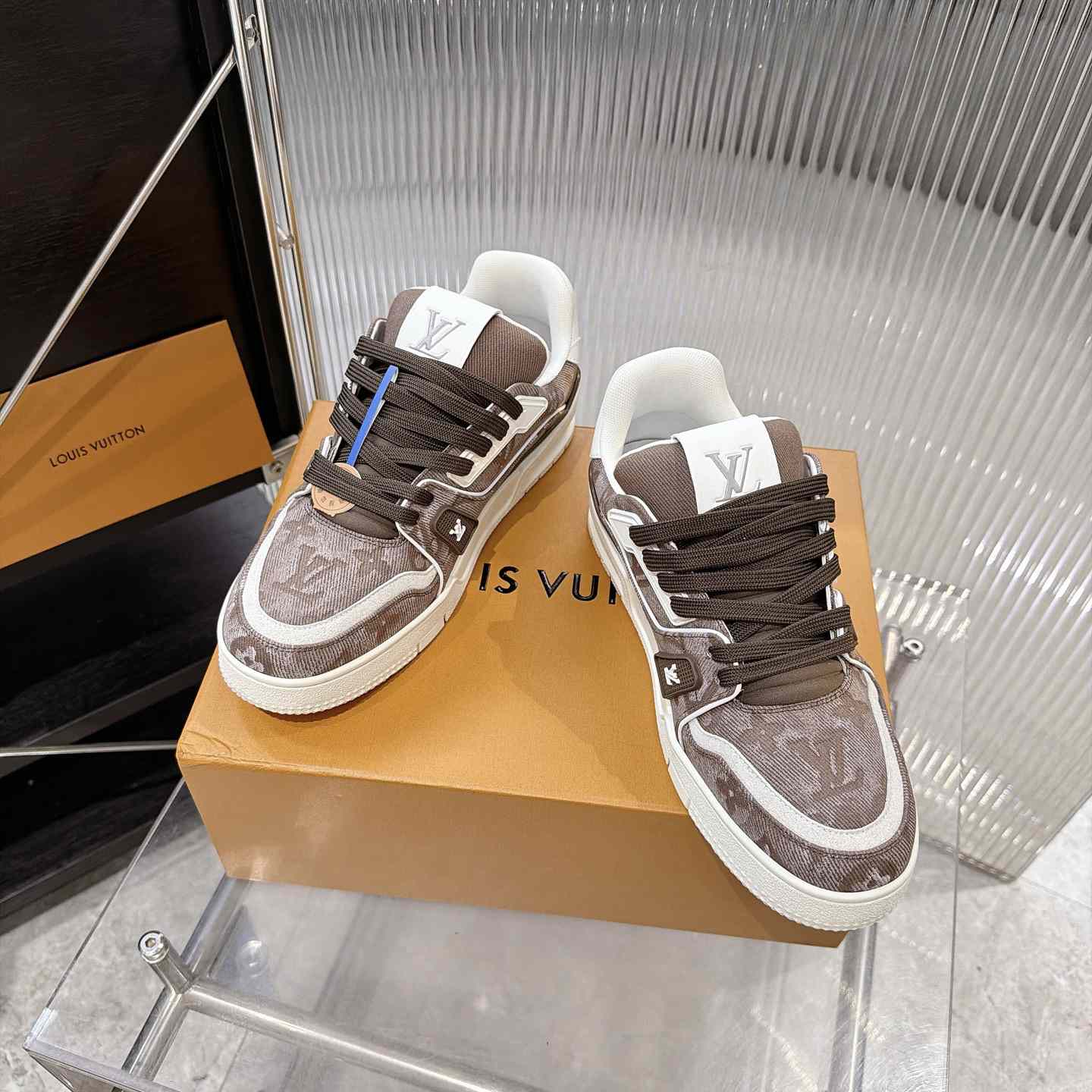 Louis Vuitton LV Trainer Sneaker 1AKBAL（upon uk size） - DesignerGu