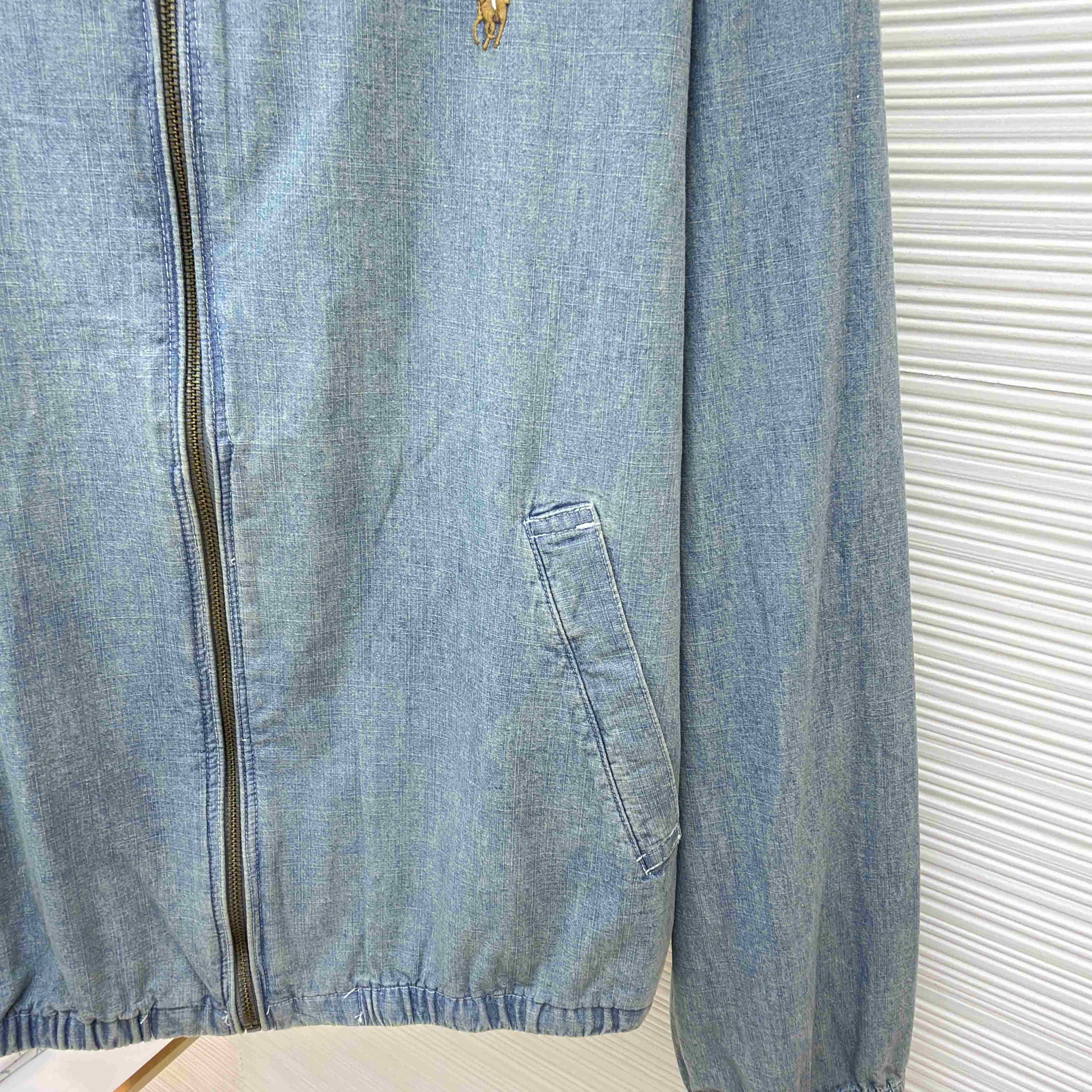 Polo Ralph Lauren The Bayport Indigo Chambray Jacket - DesignerGu