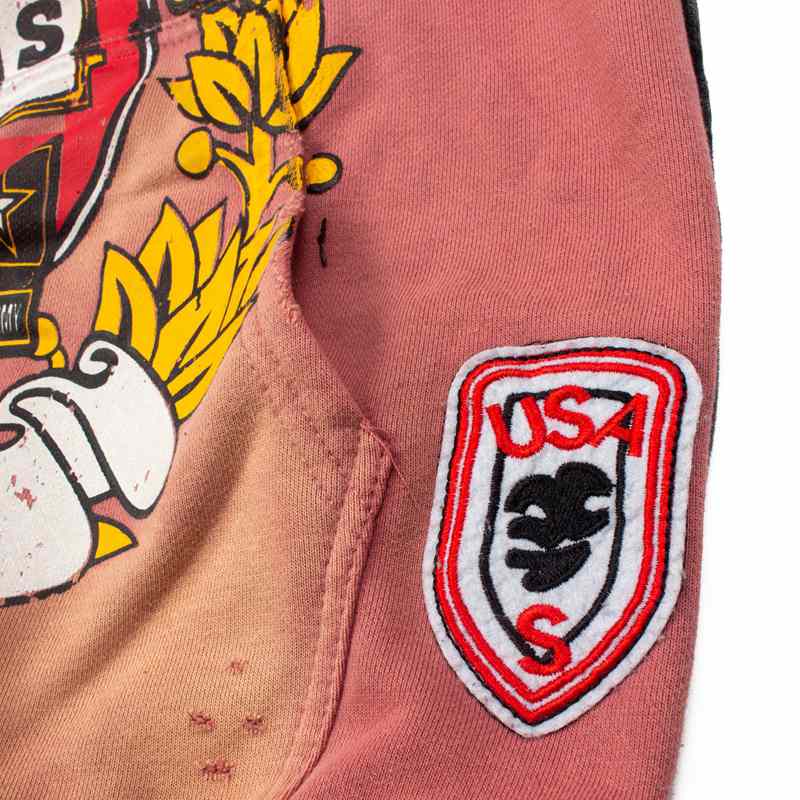 Vale Forever Two Face Patch-Detail Hoodie - DesignerGu