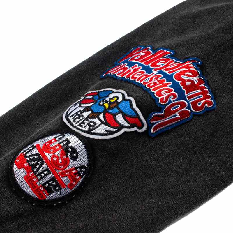 Vale Forever Two Face Patch-Detail Hoodie - DesignerGu