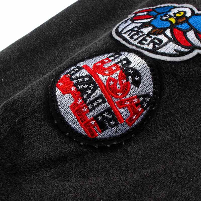 Vale Forever Two Face Patch-Detail Hoodie - DesignerGu