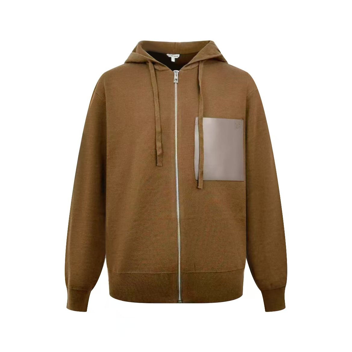 LOEWE Zip-Up Hoodie In Wool - DesignerGu