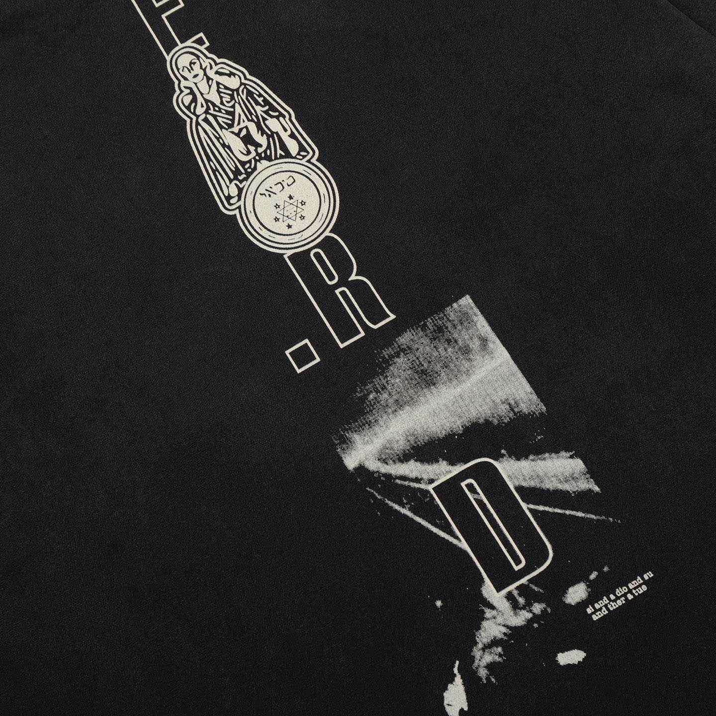 Enfants Riches Déprimés Remember When Long-Sleeve T-Shirt 'Faded Black' - DesignerGu