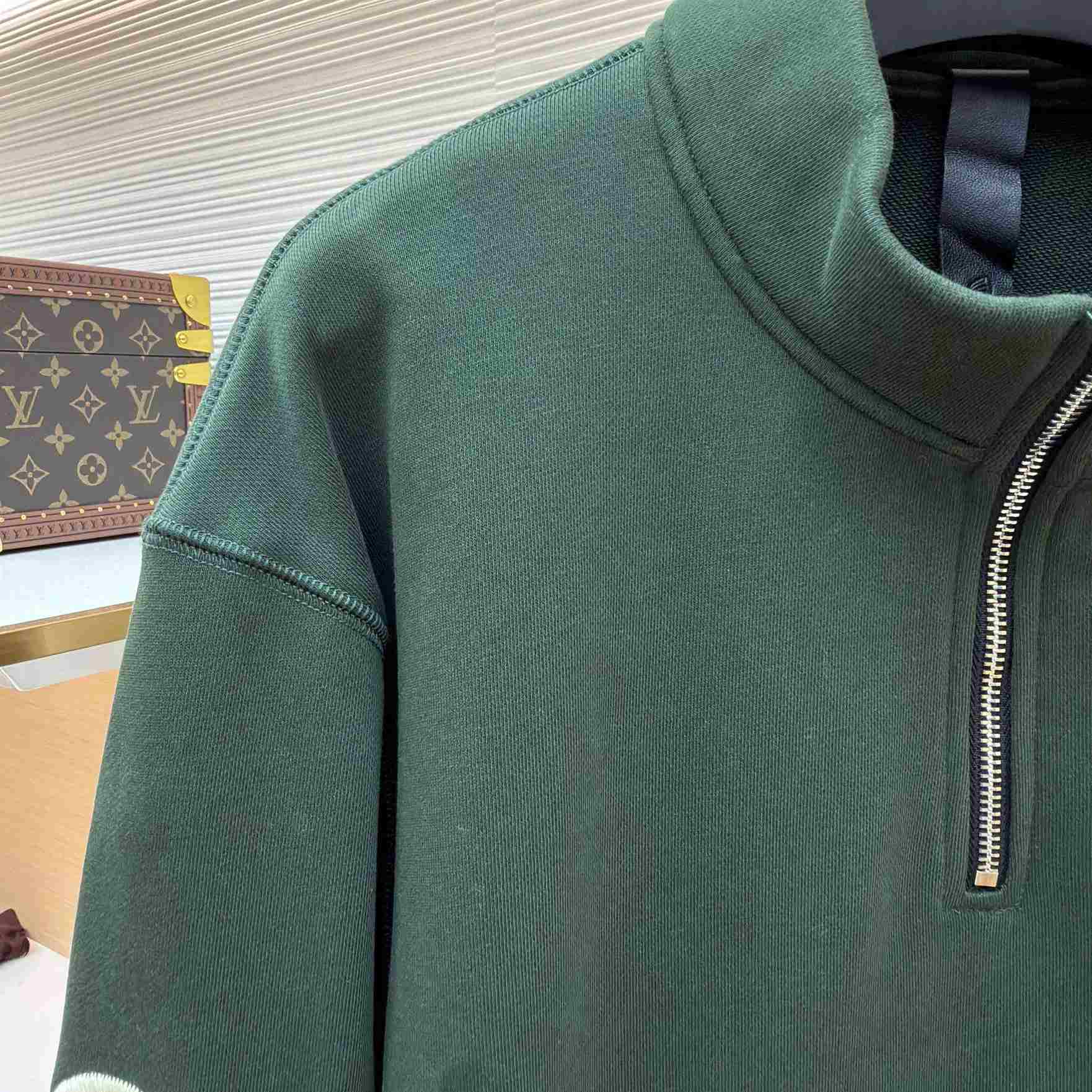 Chrome Hearts Embroidered Quarter-Zip Sweatshirt - DesignerGu