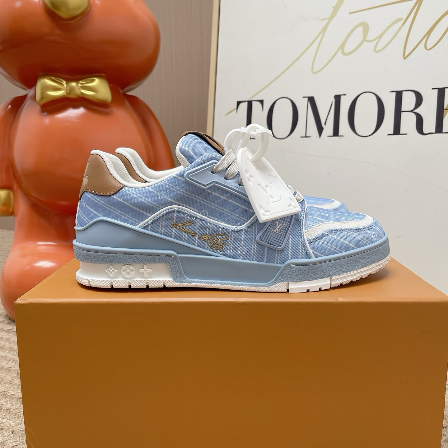 Louis Vuitton LV Trainer Sneaker 1AKBE0（upon uk size） - DesignerGu