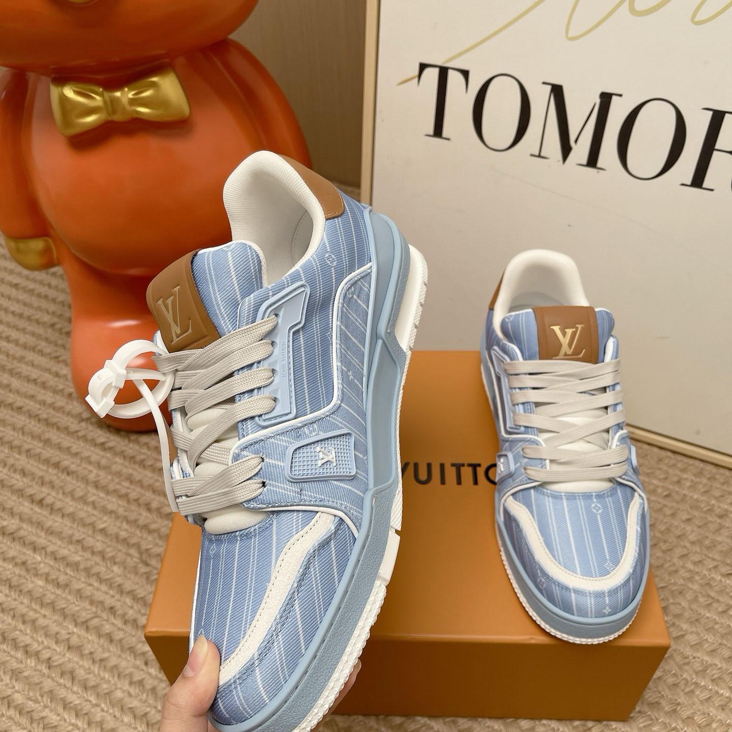 Louis Vuitton LV Trainer Sneaker 1AKBE0（upon uk size） - DesignerGu