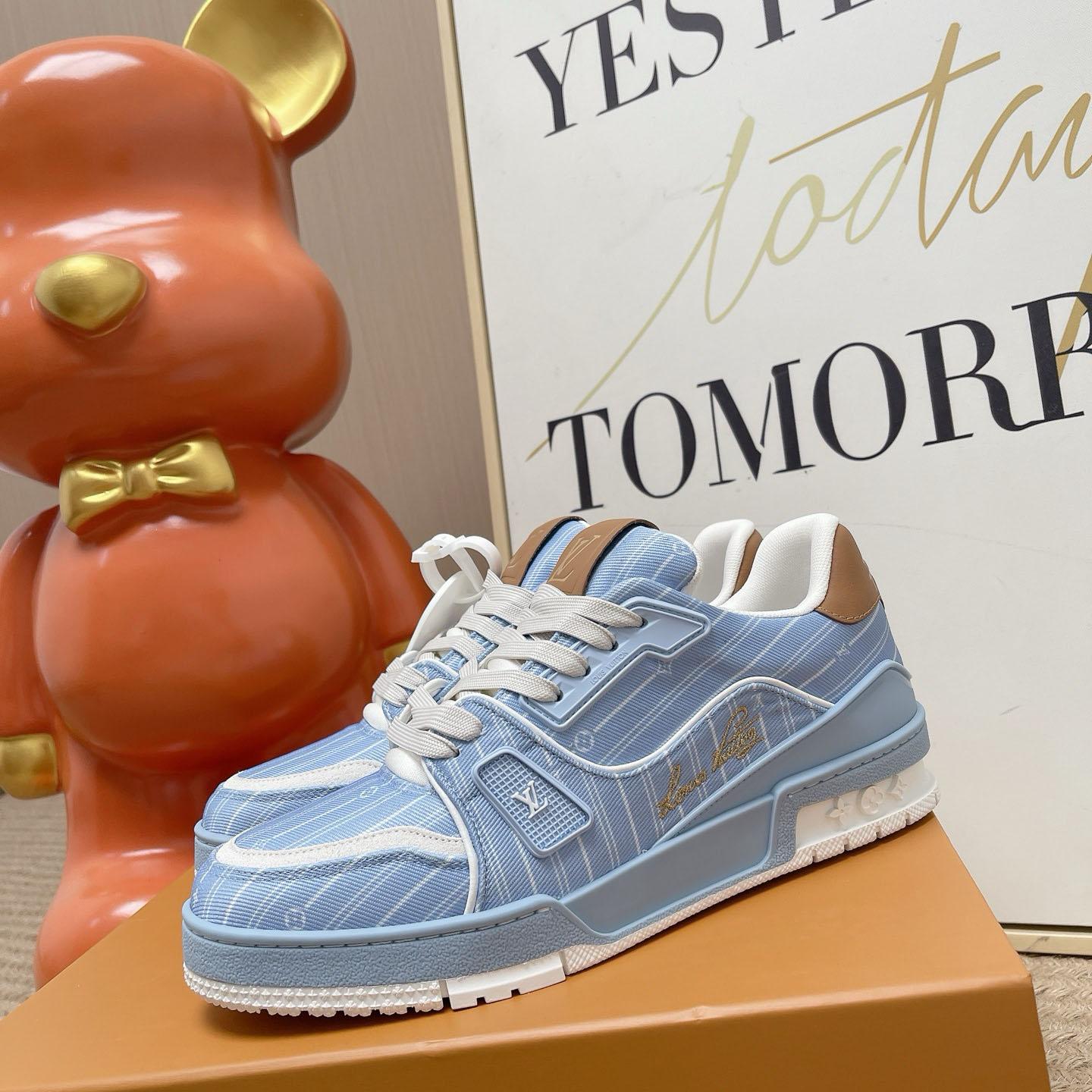 Louis Vuitton LV Trainer Sneaker 1AKBE0（upon uk size） - DesignerGu
