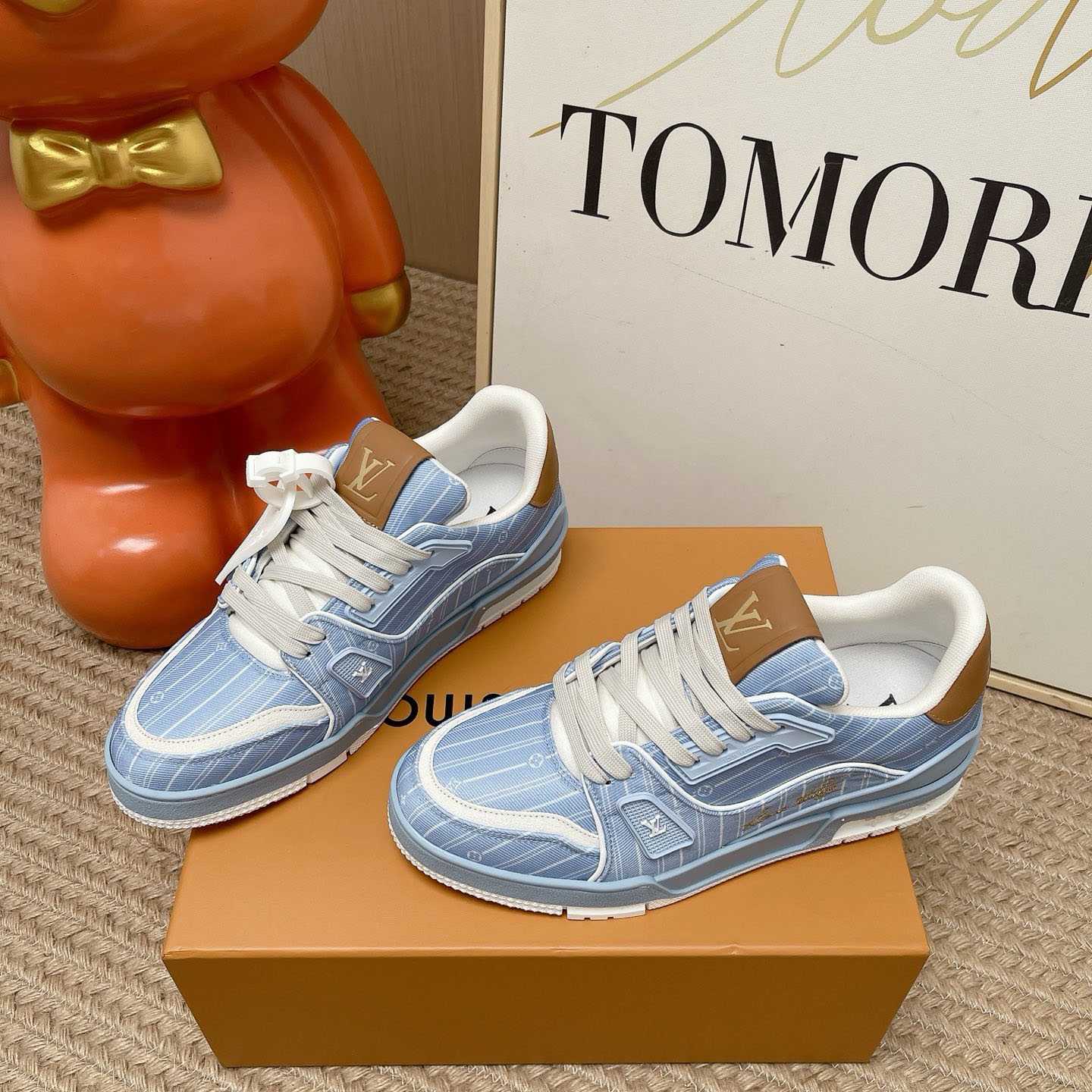 Louis Vuitton LV Trainer Sneaker 1AKBE0（upon uk size） - DesignerGu
