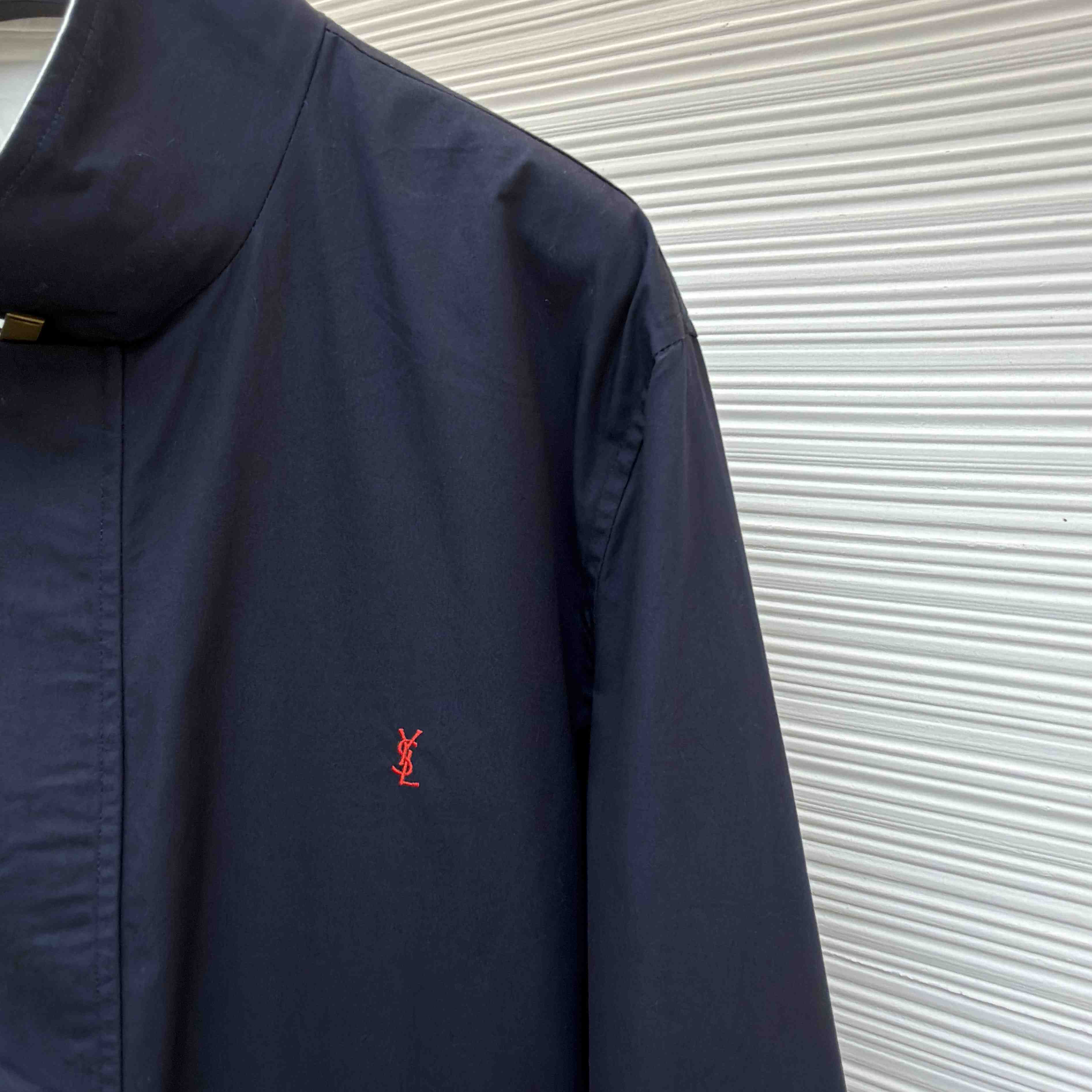 Saint Laurent Jacket In Cotton - DesignerGu