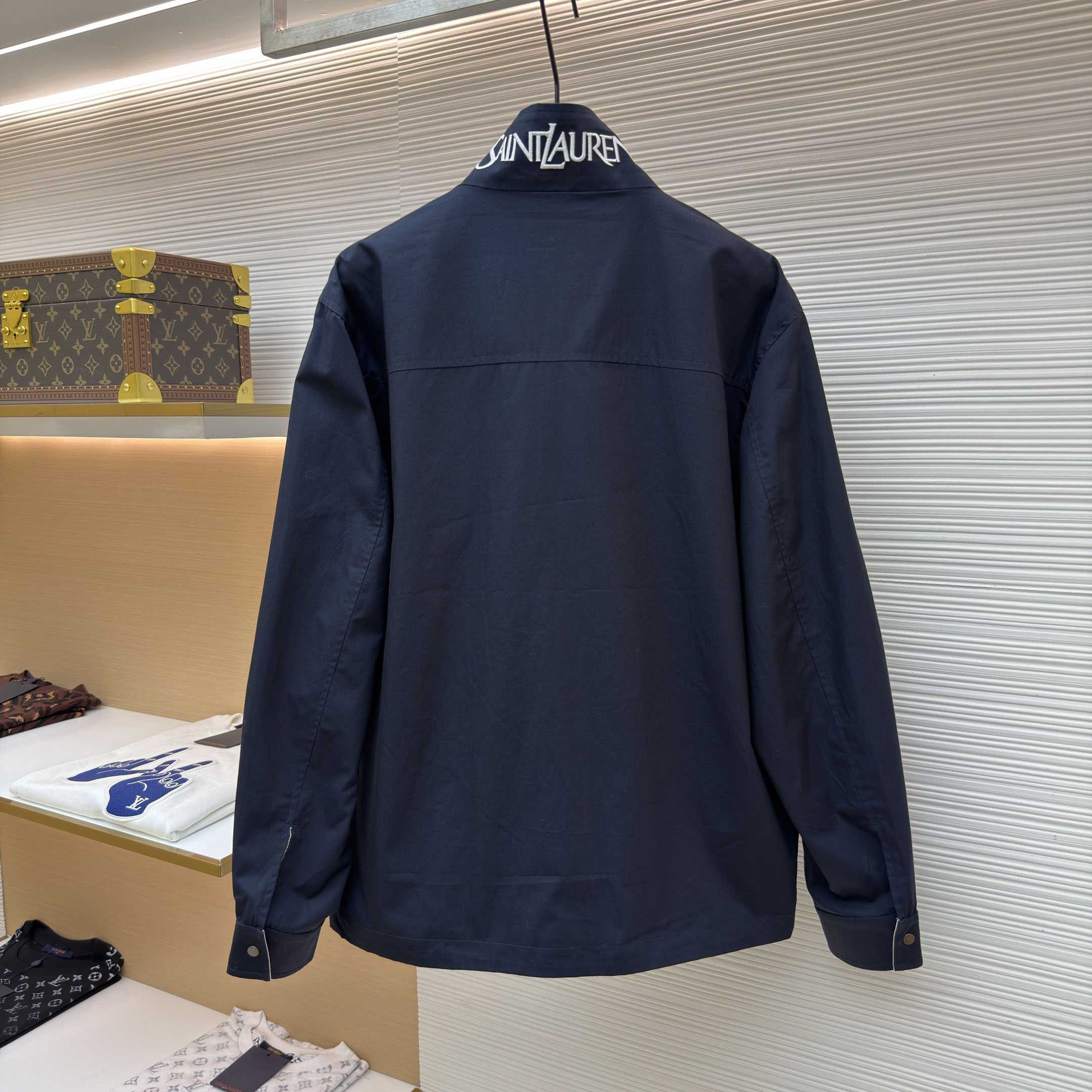 Saint Laurent Jacket In Cotton - DesignerGu