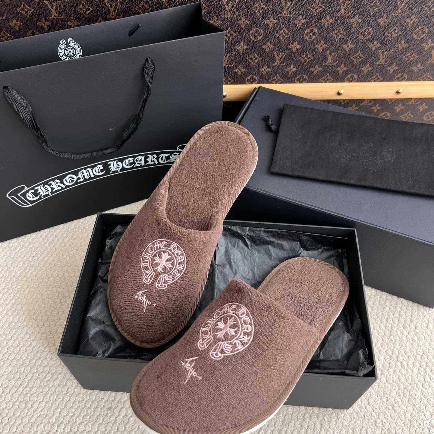 Chrome Hearts Malibu Hotel Slippers  - DesignerGu