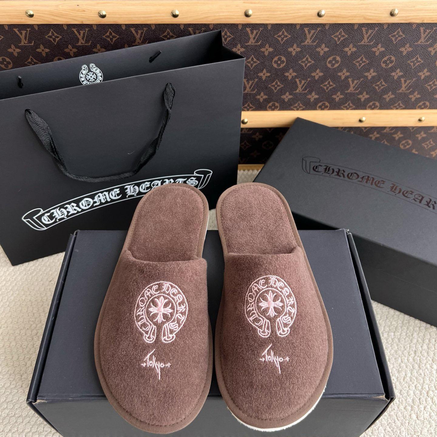 Chrome Hearts Malibu Hotel Slippers  - DesignerGu