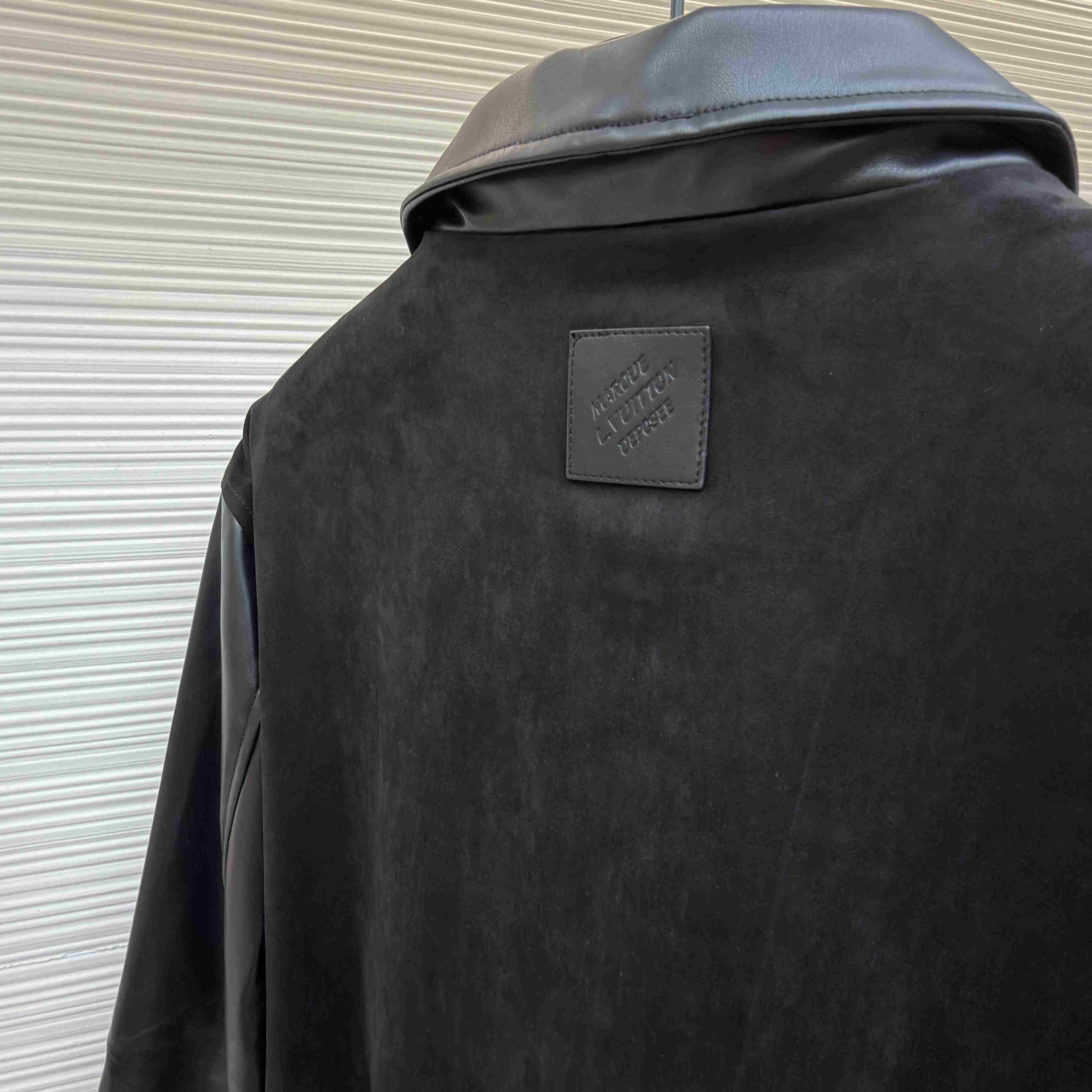 Louis Vuitton Leather Mix Blouson 1AHVMA - DesignerGu