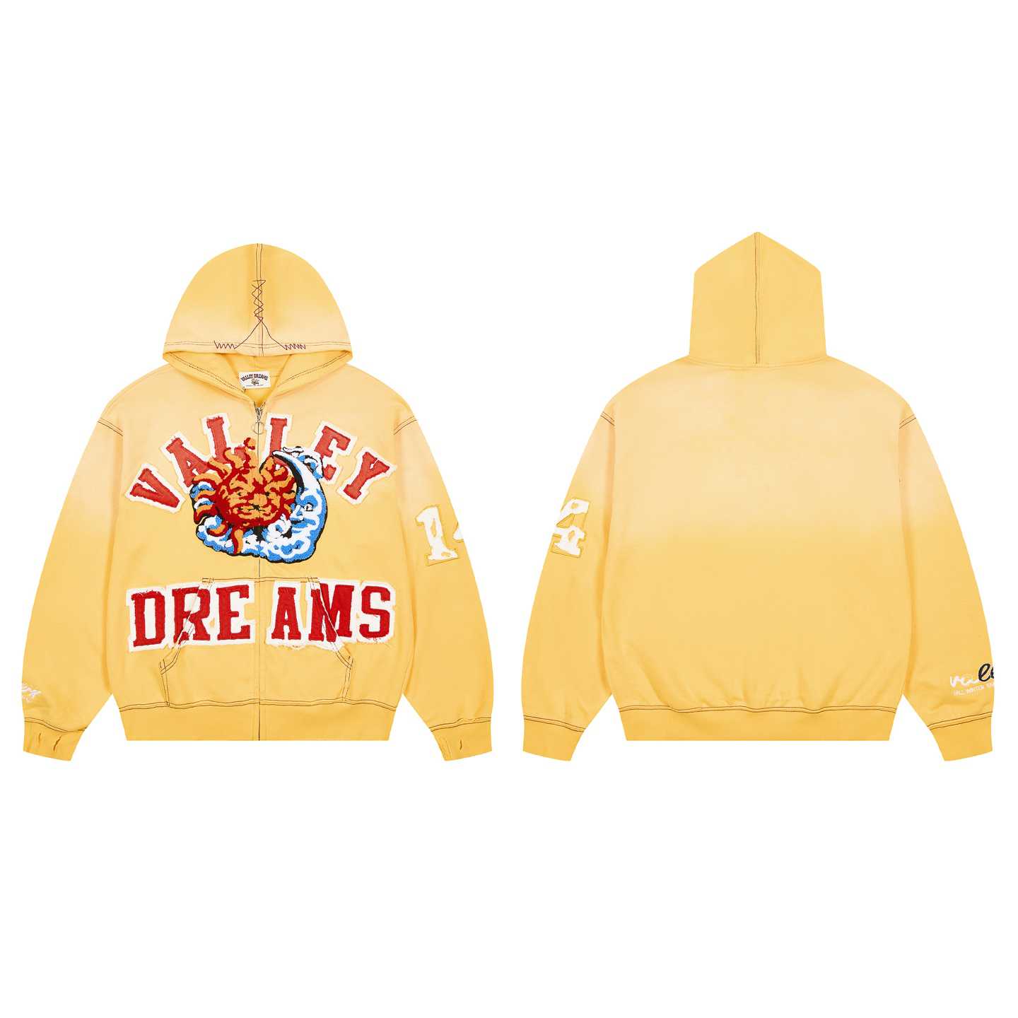 Vale Forever Sunny Zip Up 'Yellow' - DesignerGu