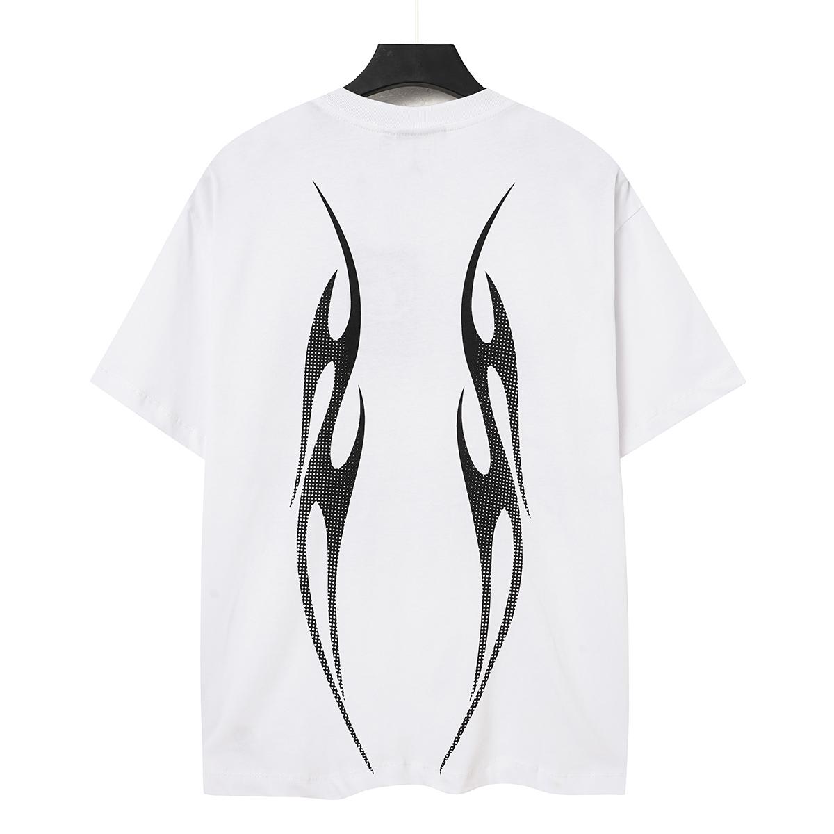 Hellstar Gradient Flame Sports Logo T-Shirt - DesignerGu