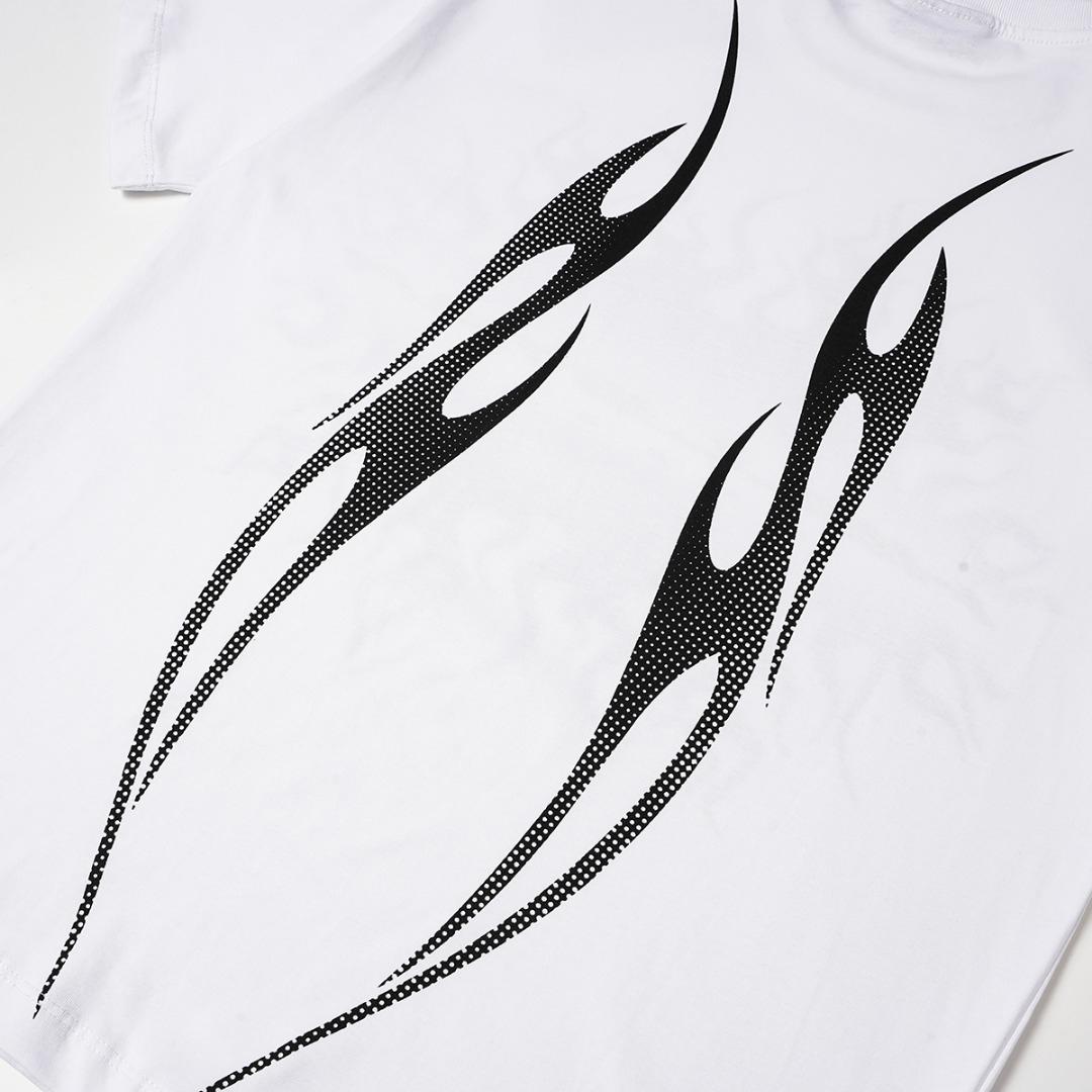 Hellstar Gradient Flame Sports Logo T-Shirt - DesignerGu