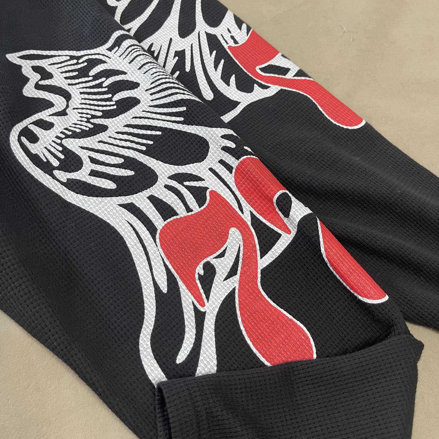 Satoshi Nakamoto Wings Long-Sleeve 'Red' - DesignerGu