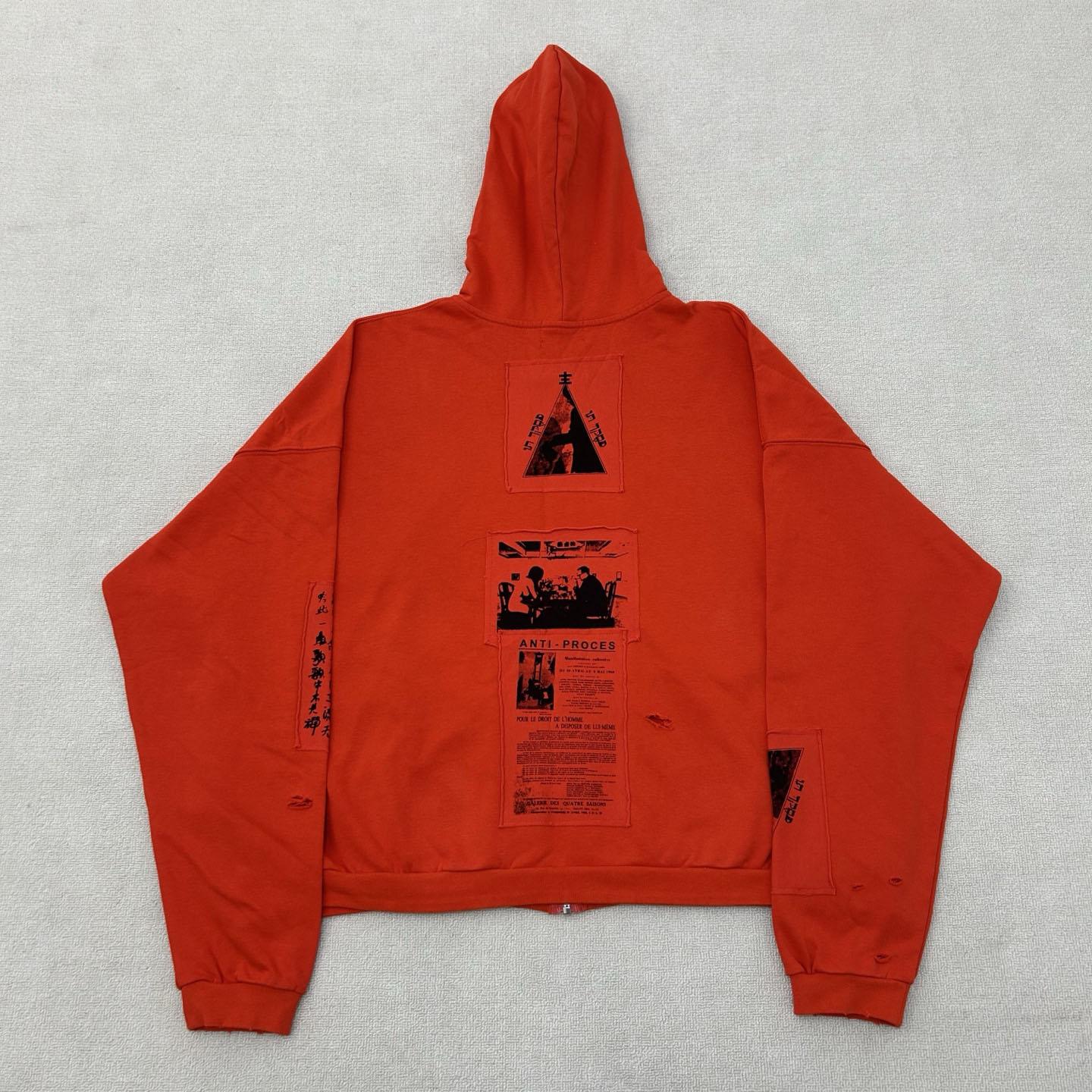 Enfants Riches Déprimés Anti-Process Thermal Lined Zip Hoodie - DesignerGu