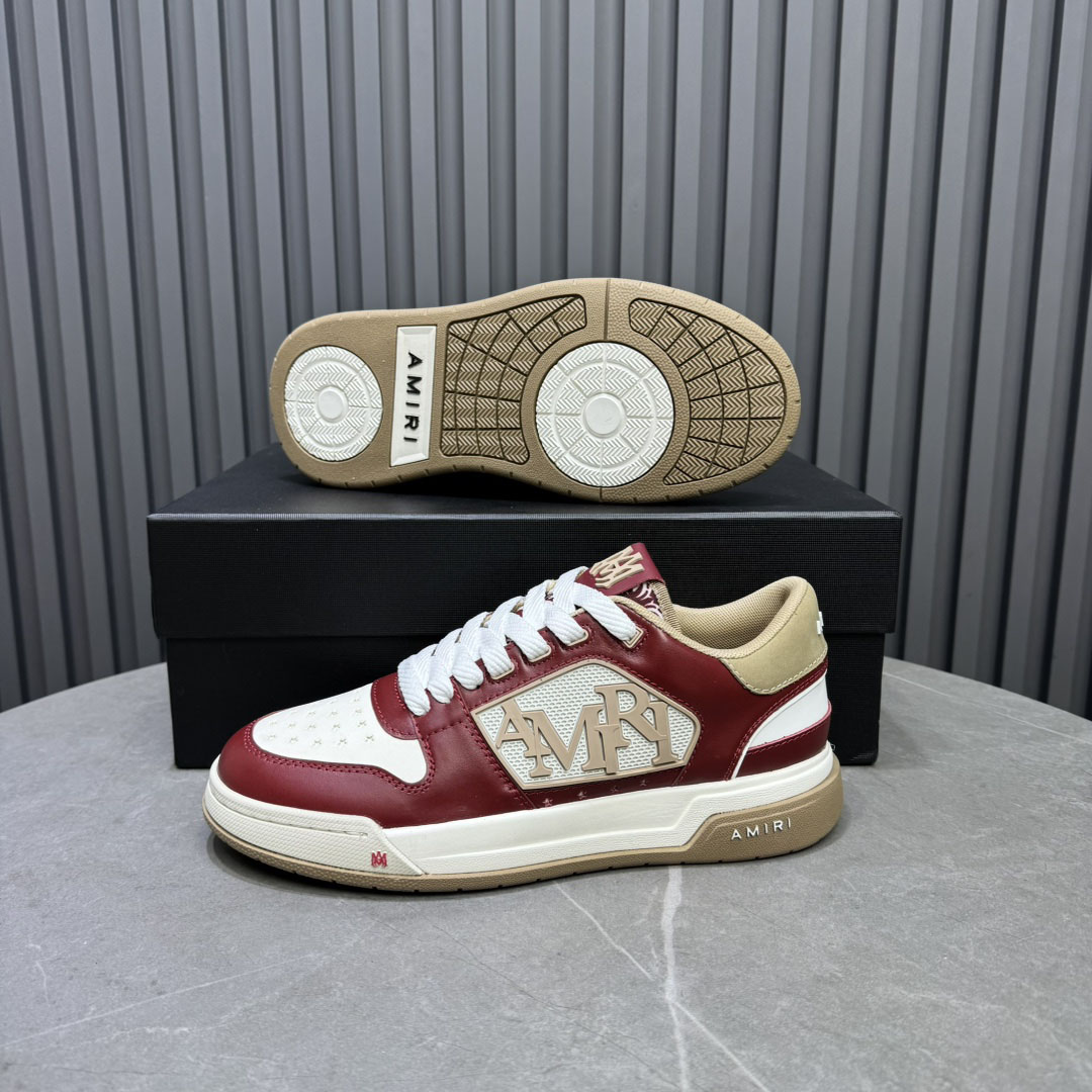 Amiri Classic Low 'Deep Red' - DesignerGu