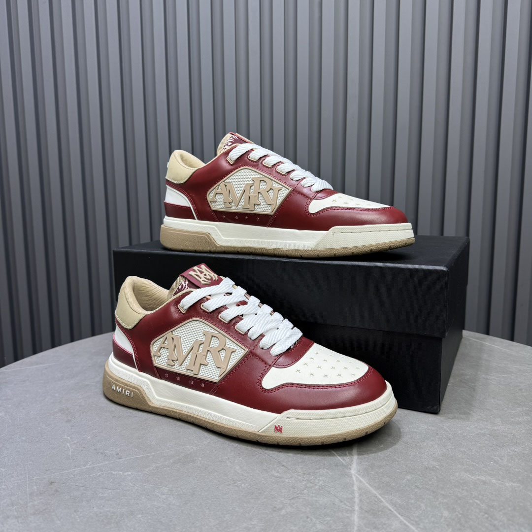 Amiri Classic Low 'Deep Red' - DesignerGu