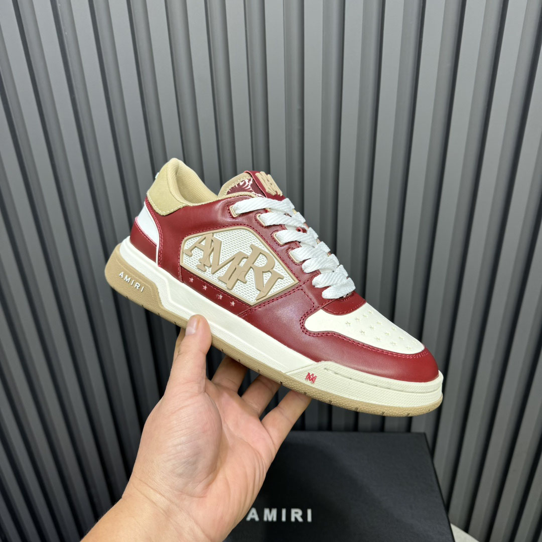 Amiri Classic Low 'Deep Red' - DesignerGu