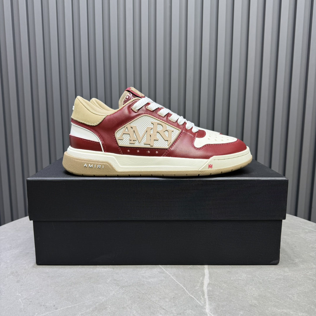 Amiri Classic Low 'Deep Red' - DesignerGu