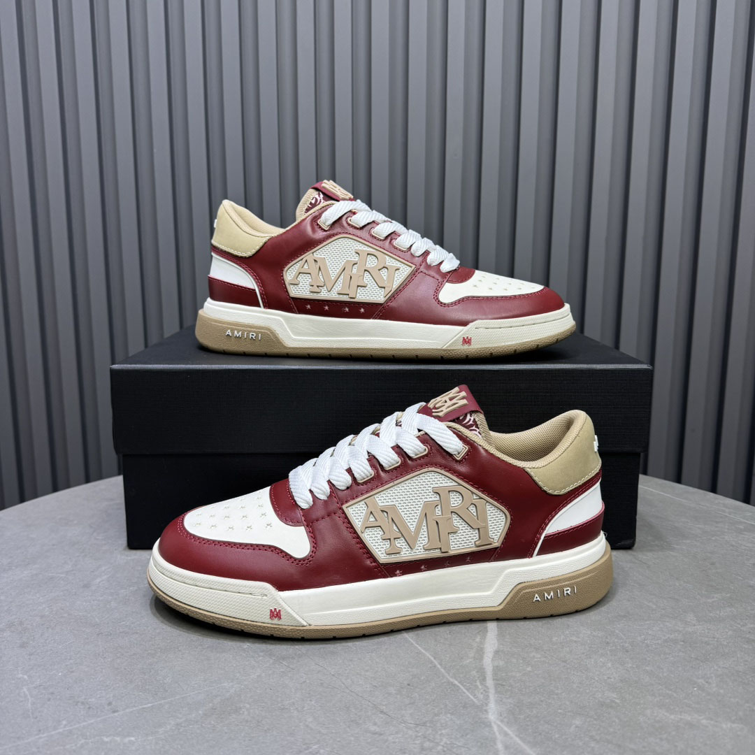 Amiri Classic Low 'Deep Red' - DesignerGu