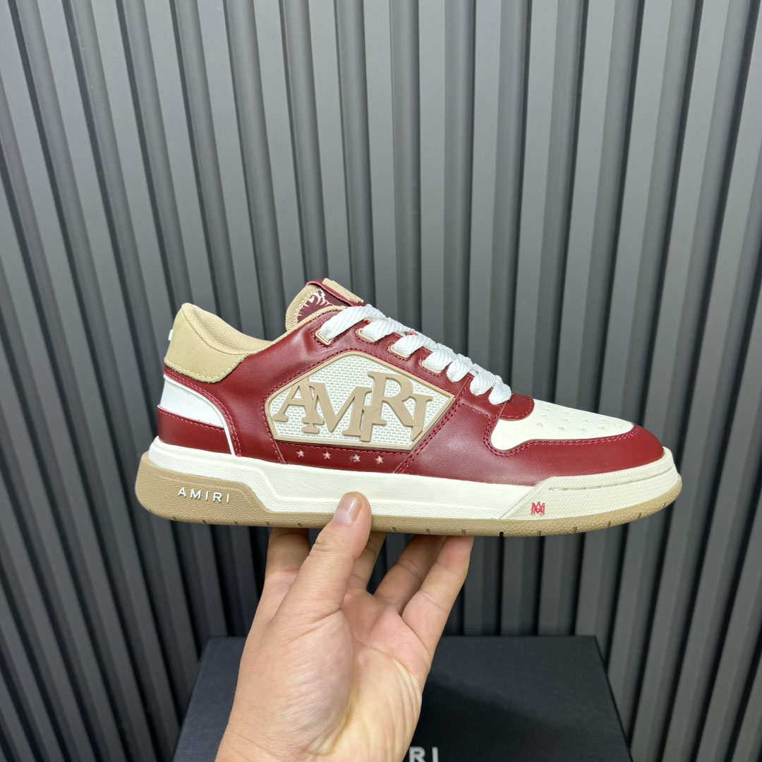 Amiri Classic Low 'Deep Red' - DesignerGu